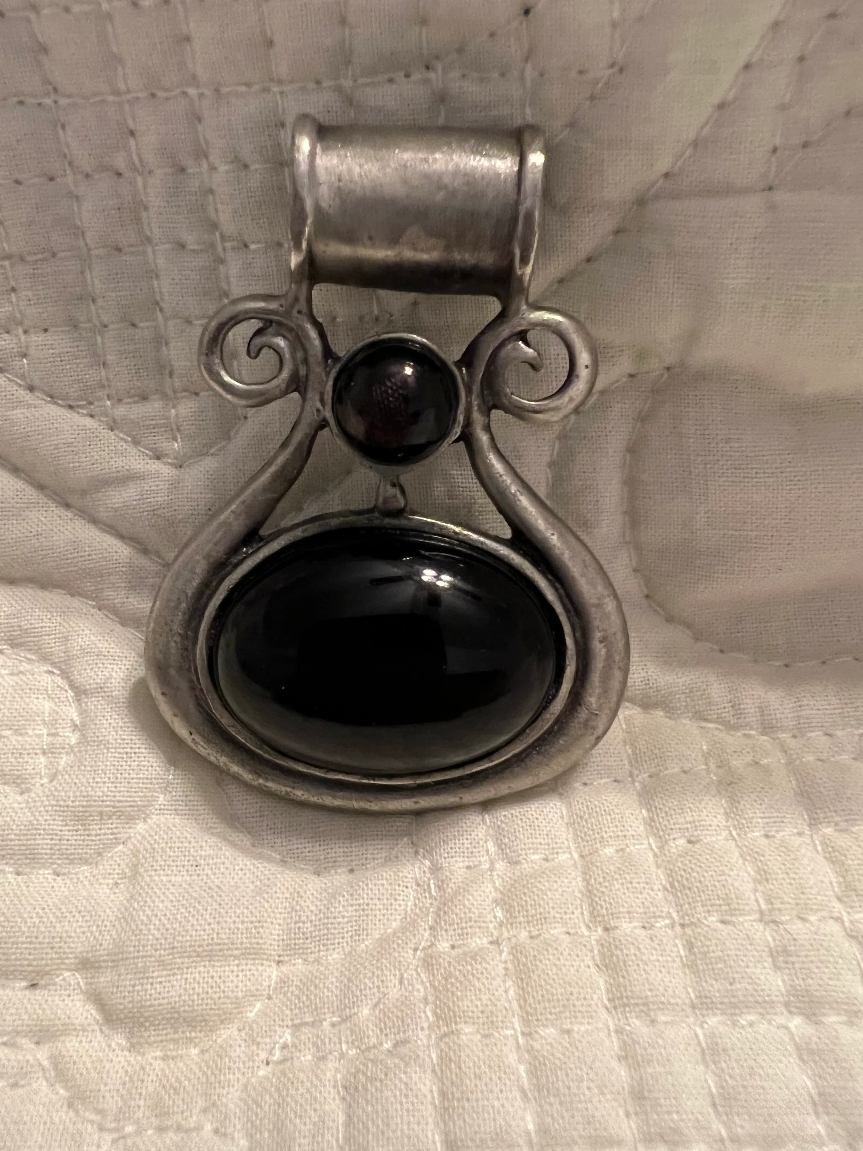 Onxy Sliver Necklace Slider - Image 3