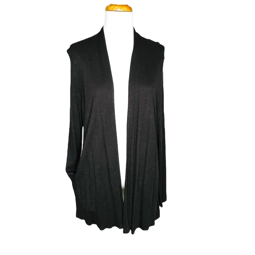 Open Front Brown Cardigan Nwot Size L by Eileen Fisher - Image 2