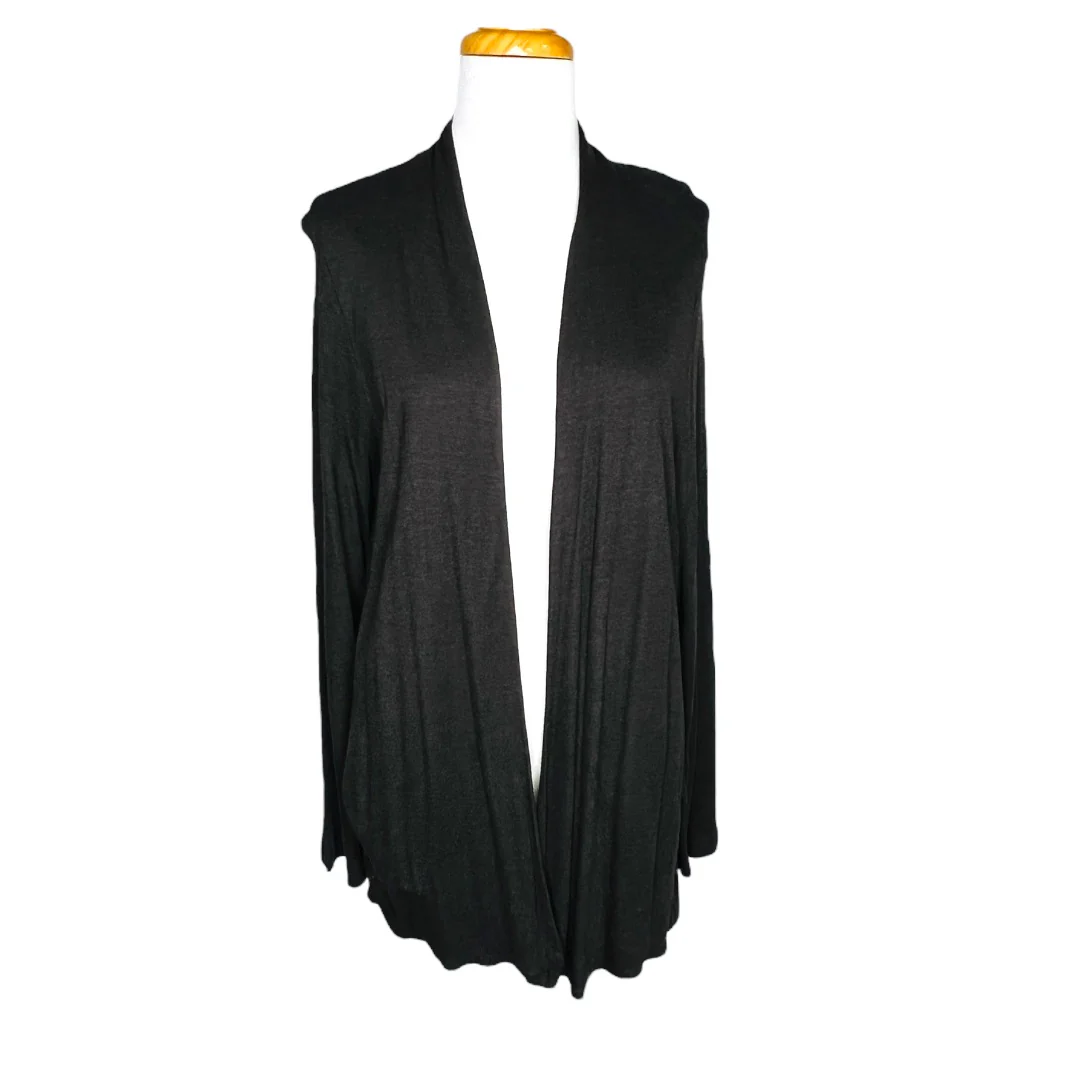 Open Front Brown Cardigan Nwot Size L by Eileen Fisher - Image 4