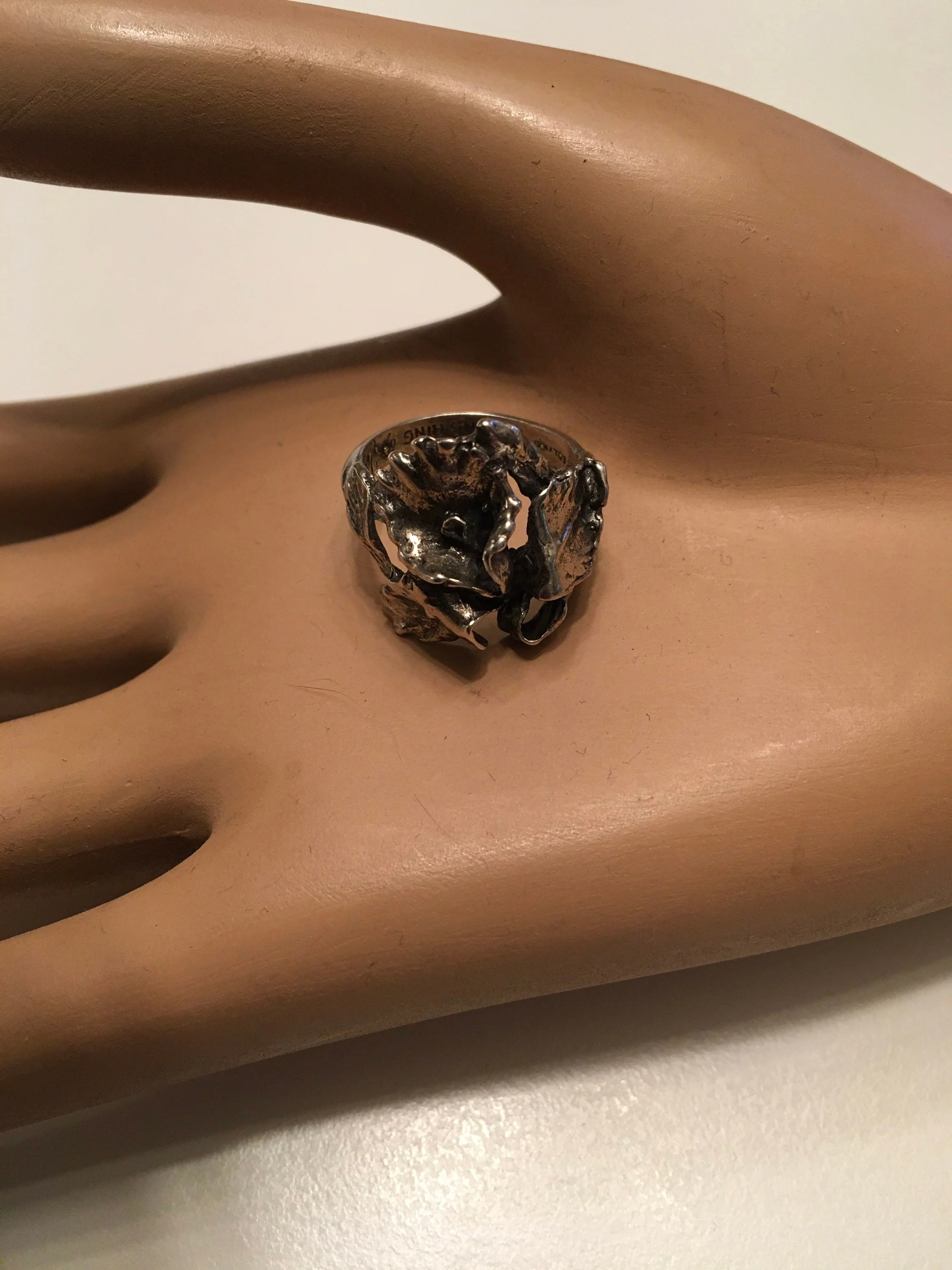 Orchid Sterling Silver Wishing Ring by  Joseff Sterling - Image 5