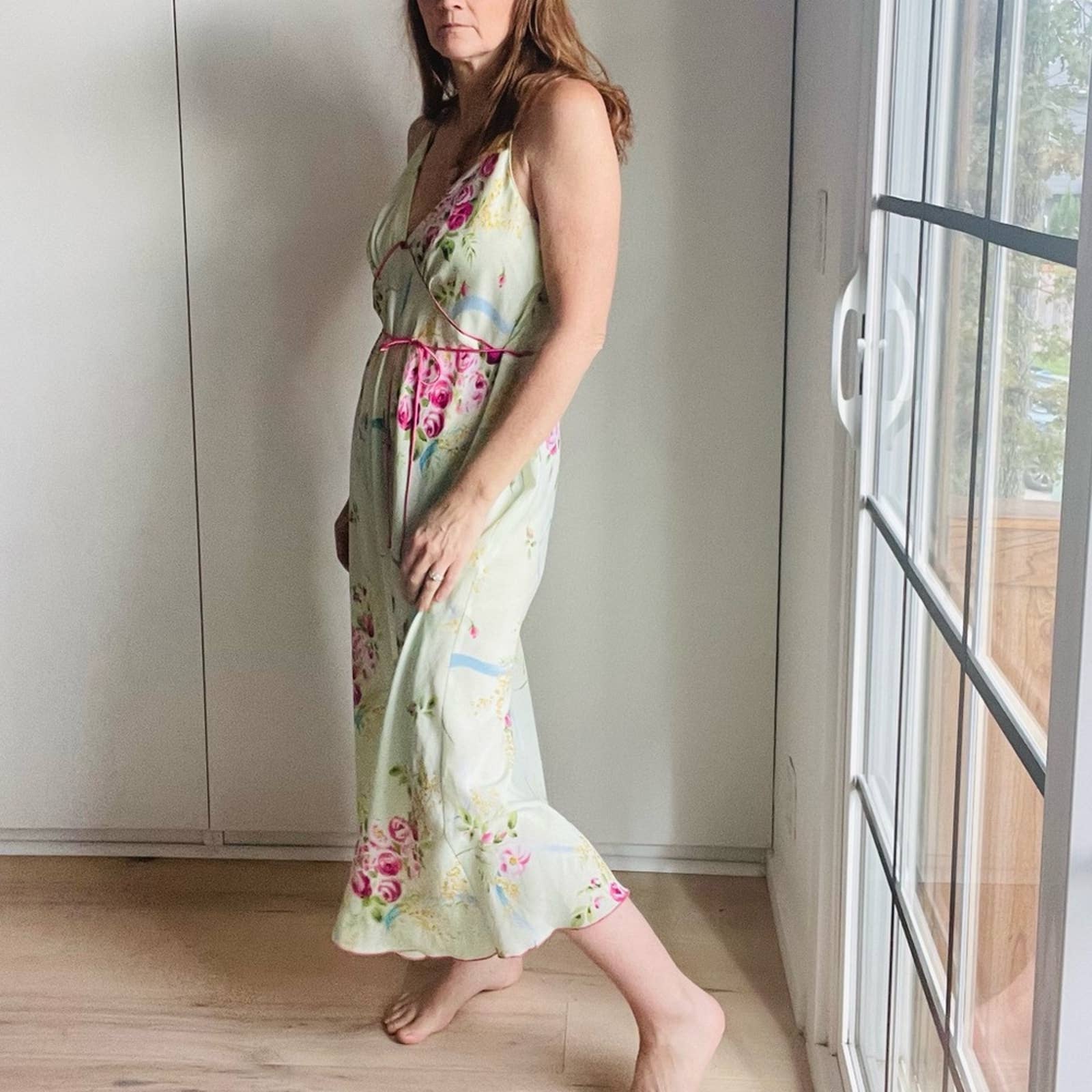Oscar De La Renta Pink Label Sleeping Gown Nightgown Loungwear Slip Dress by Oscar de la Renta Sleepwear - Image 3