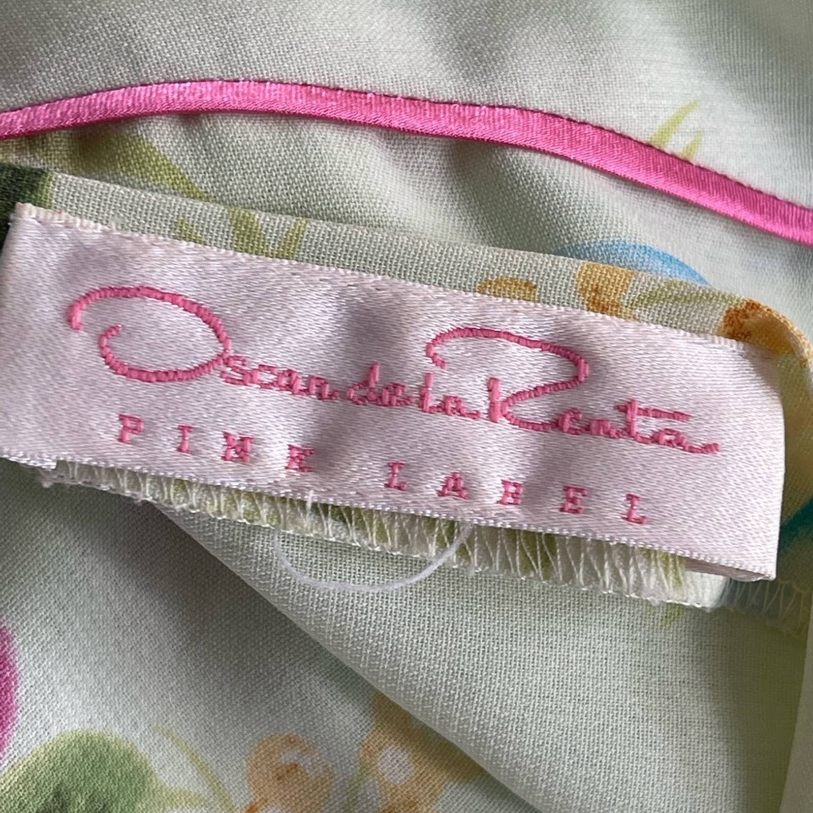 Oscar De La Renta Pink Label Sleeping Gown Nightgown Loungwear Slip Dress by Oscar de la Renta Sleepwear - Image 6