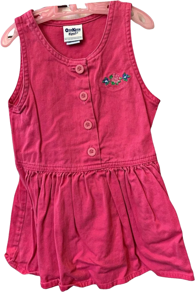 Oshkosh Floral Embroidered Dress By Oshkosh