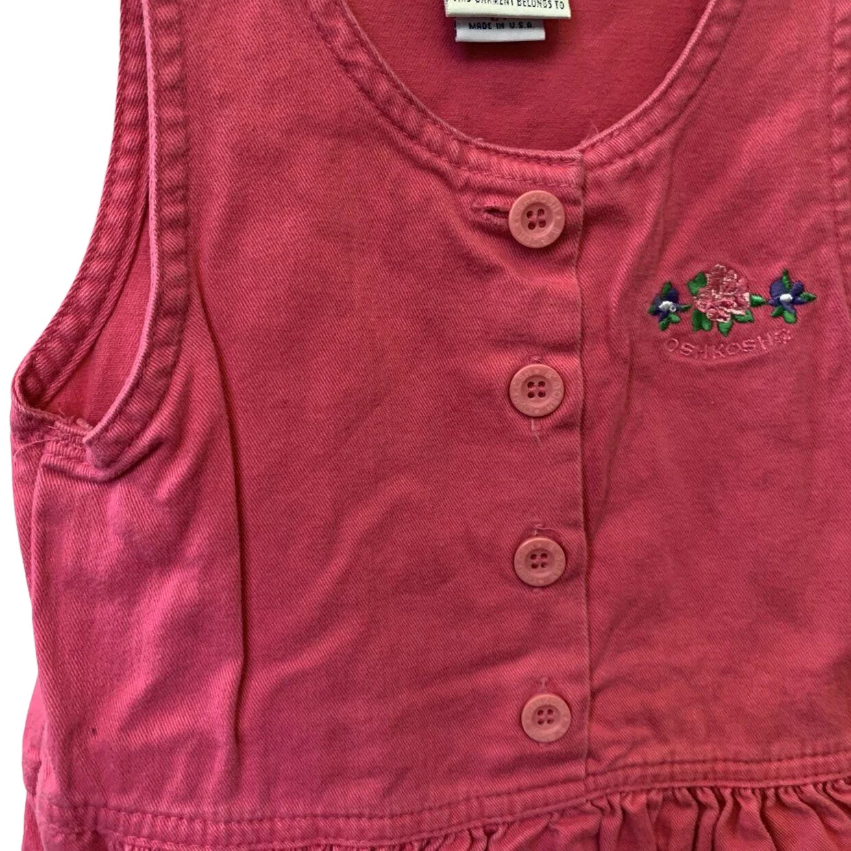 Oshkosh Floral Embroidered Dress By Oshkosh - Image 9