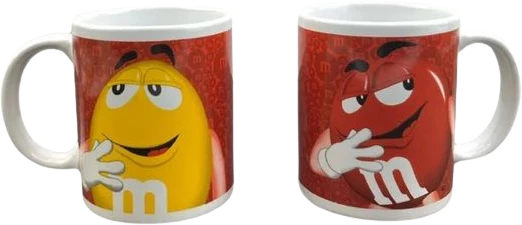 Pair of Official Licensed Product 2015 Red Yellow M Characters Collectible by M&M