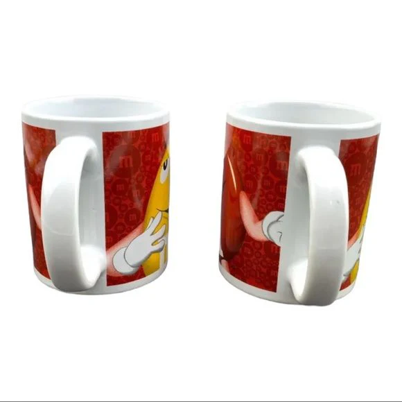 Pair of Official Licensed Product 2015 Red Yellow M Characters Collectible by M&M - Image 3