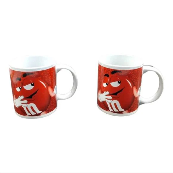 Pair of Official Licensed Product 2015 Red Yellow M Characters Collectible by M&M - Image 4
