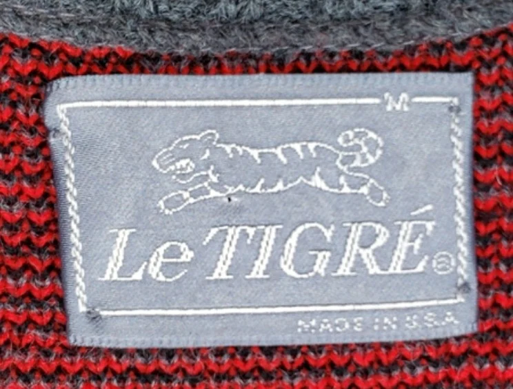 Paisley Acrylic Knit Sweater Vest by Le Tigre - Image 6