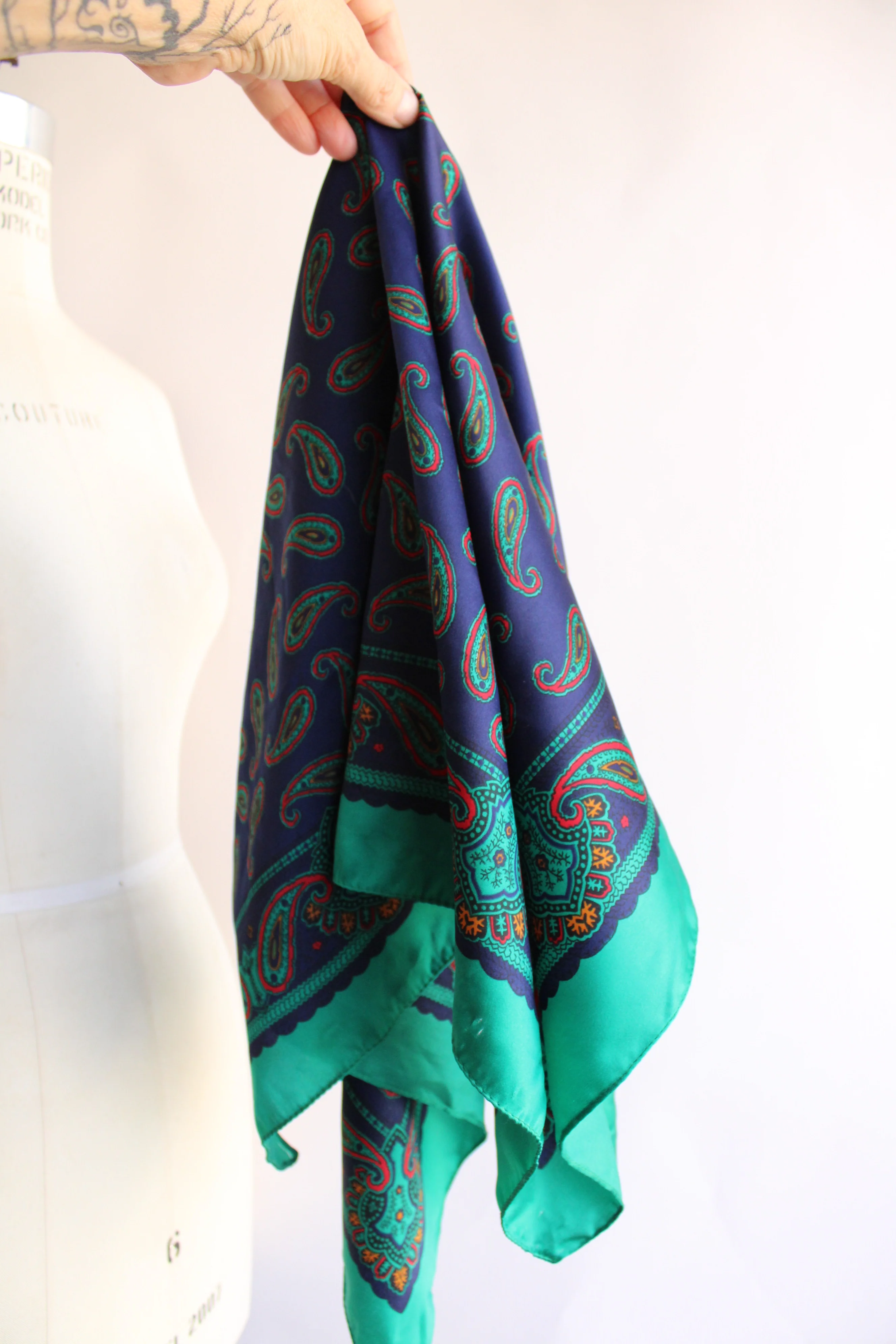 Paisley Print Scarf By Herman Pecker - Image 10