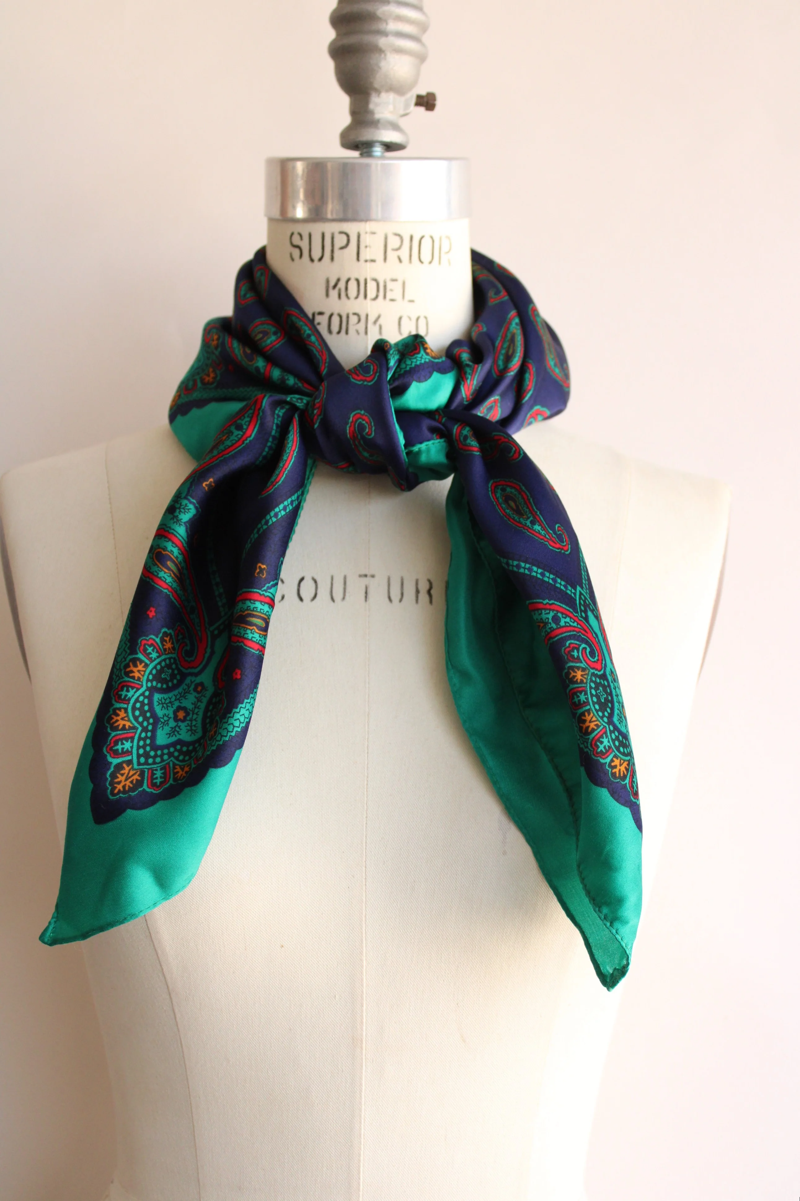 Paisley Print Scarf By Herman Pecker - Image 9