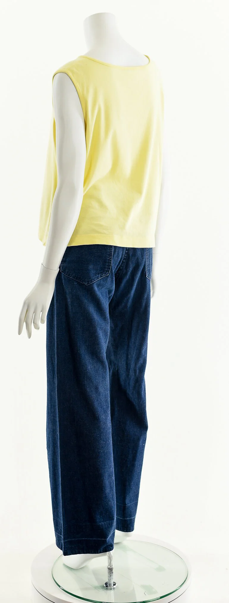 Pale Yellow Cotton Tank by Real Comfort - Image 8
