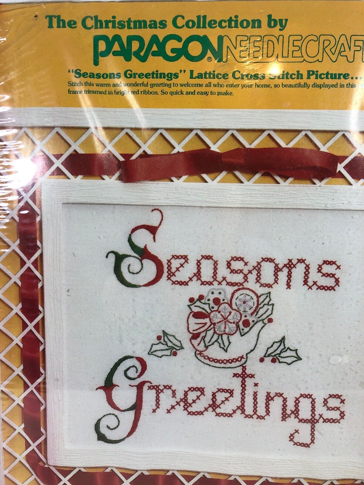 Paragon Merry Christmas Cross Stitch Sampler Kit By Paragon Needlecraft - Image 4