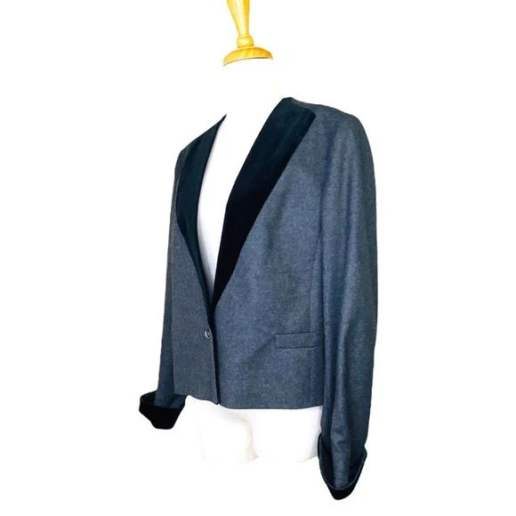 Paris Bolero Jacket Wool Vintage Saks Fifth Ave Nwt Size 14 by Louis Feraud - Image 9