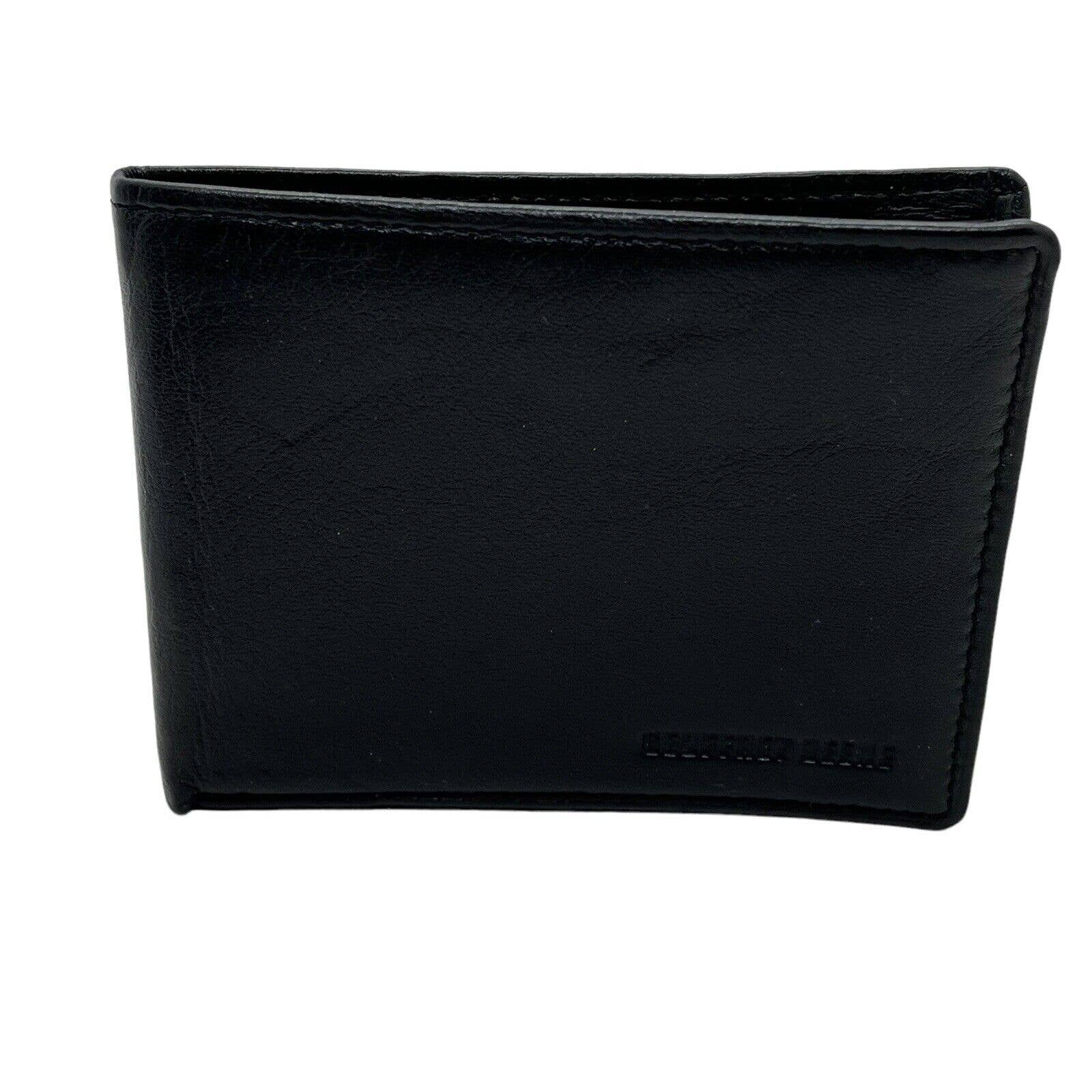 Passcase Men's Black Leather Photo Credit Card Bifold Wallet New by Geoffrey Beene - Image 2