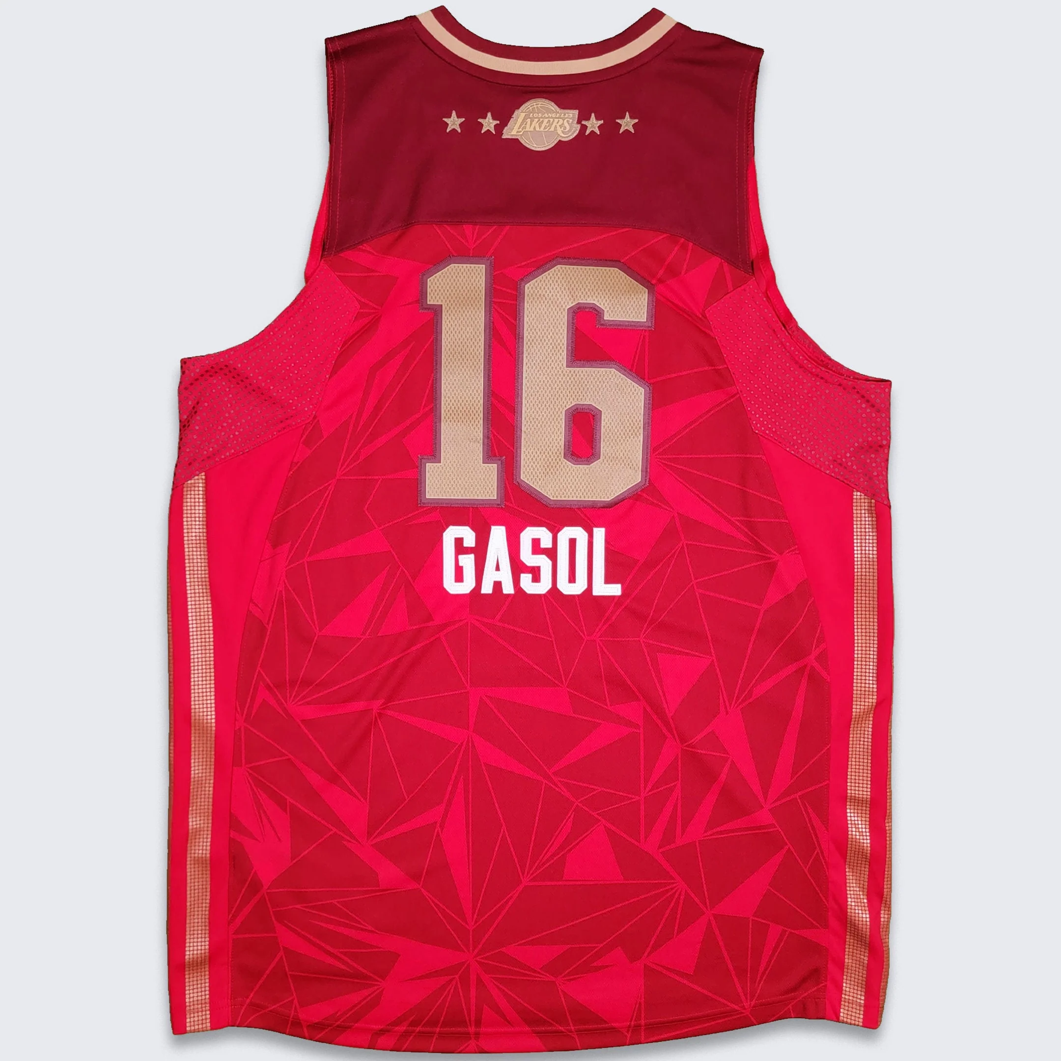 Pau Gasol All Star Los Angeles Lakers Nba Adidas Basketball Jersey - Men's Size 2xl - Image 2