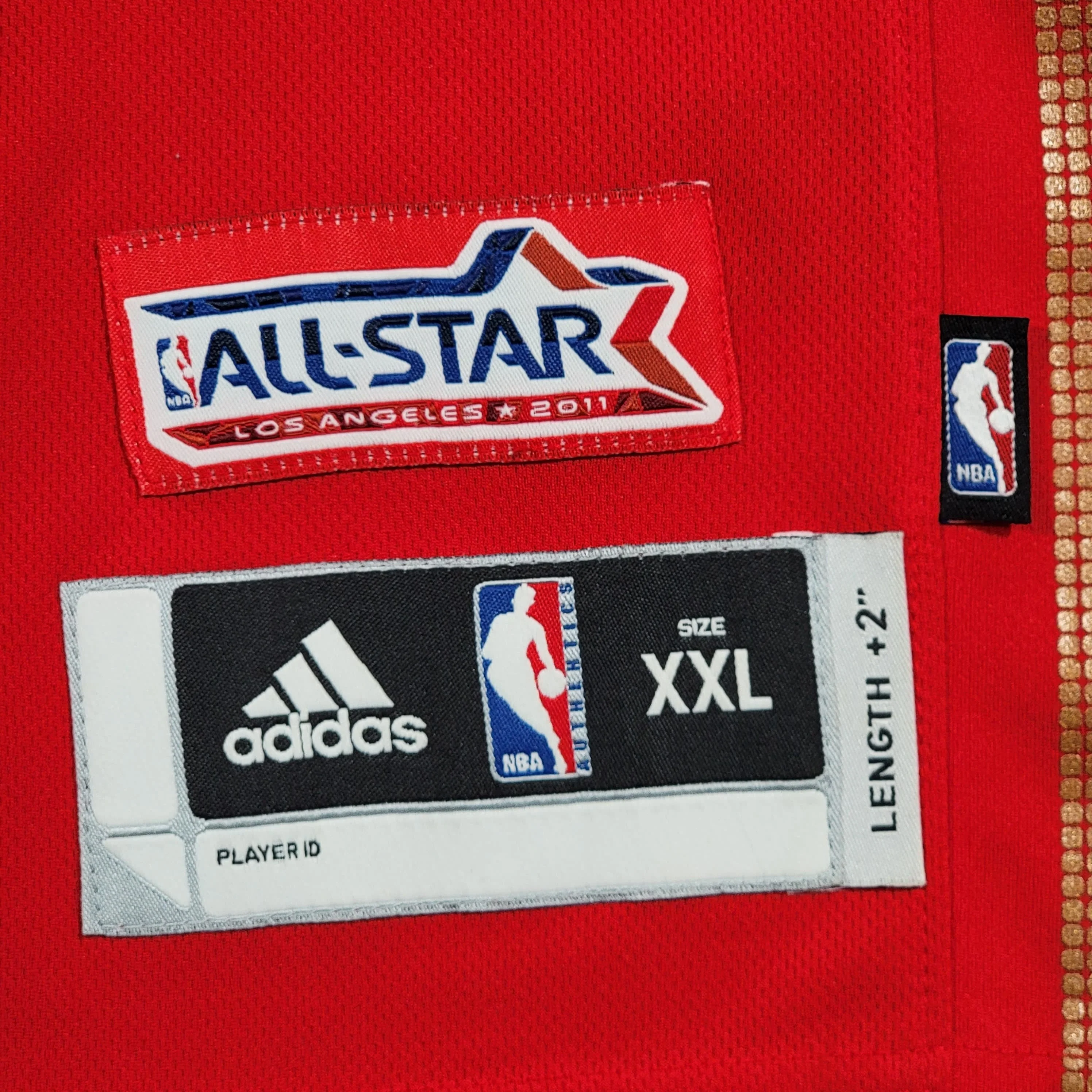 Pau Gasol All Star Los Angeles Lakers Nba Adidas Basketball Jersey - Men's Size 2xl - Image 8