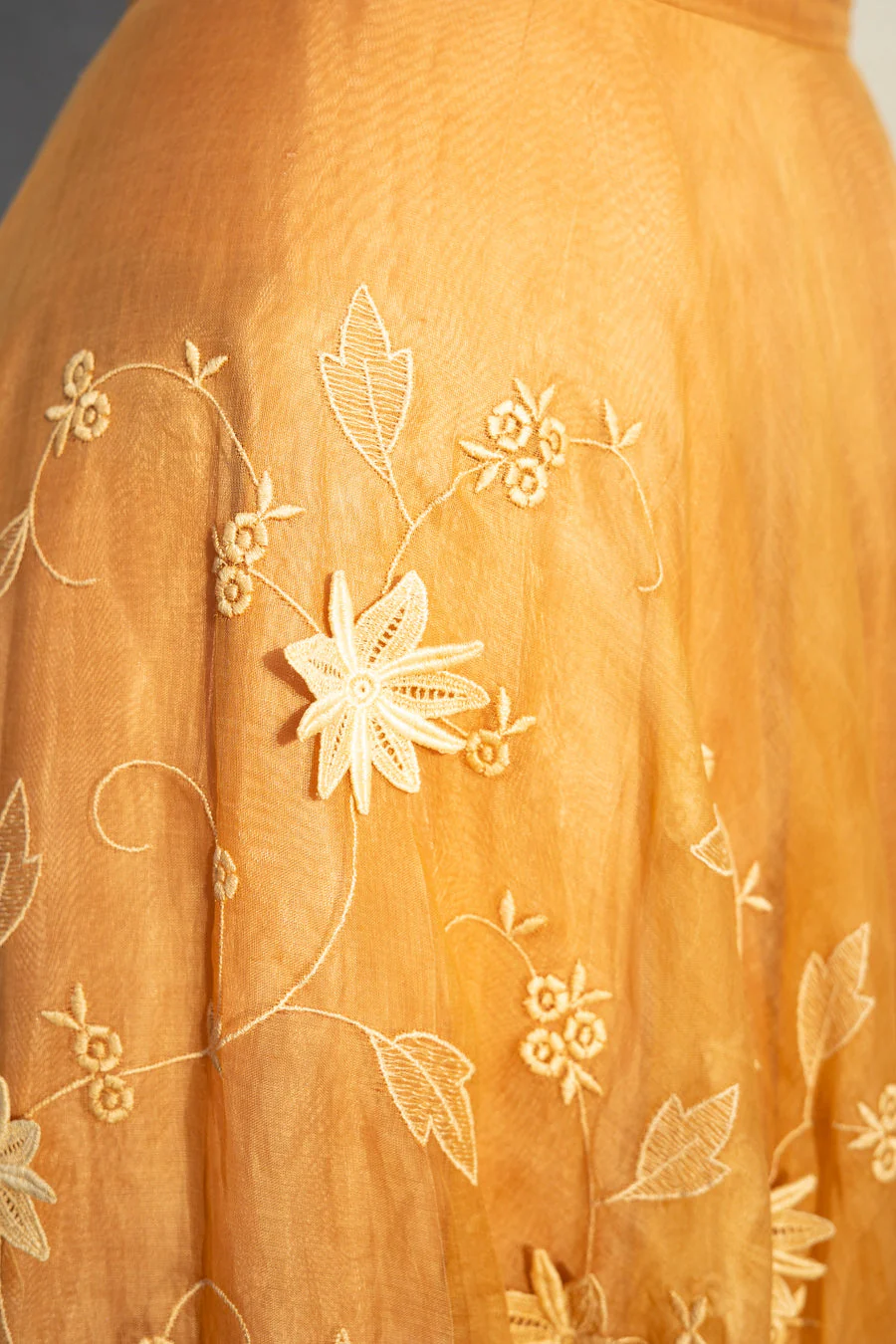 Peach Blossom Organza Skirt - Image 4