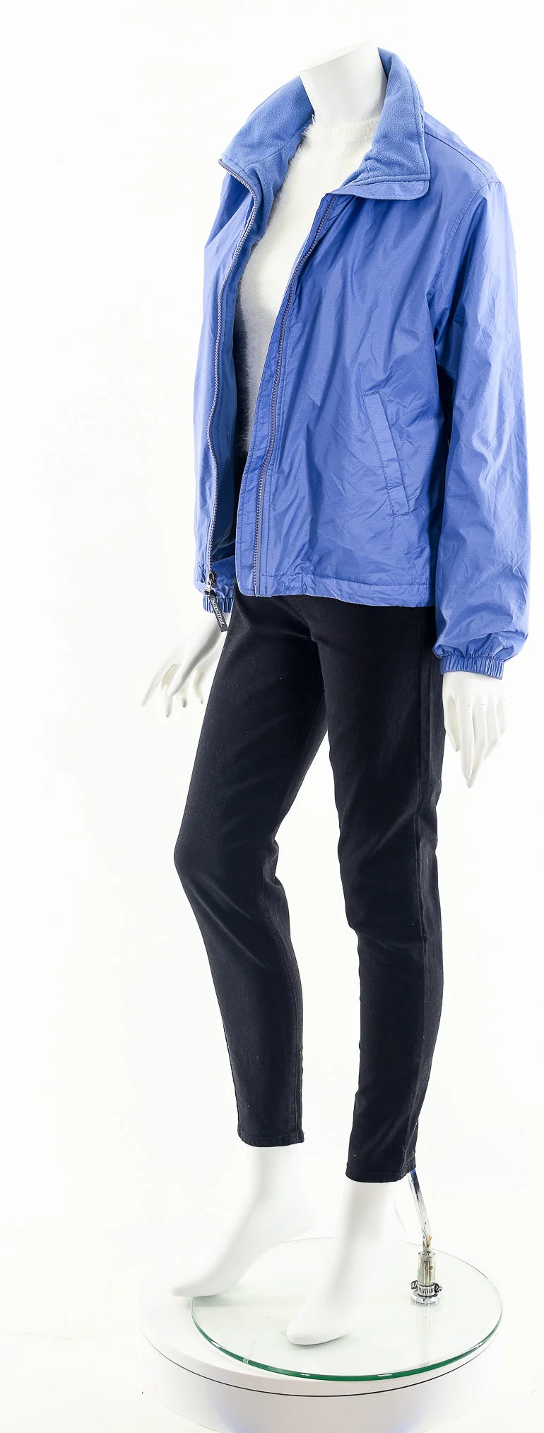 Periwinkle Blue Hiking Jacket Soft Fleece Sherpa Coat by Pacific Trail - Image 10
