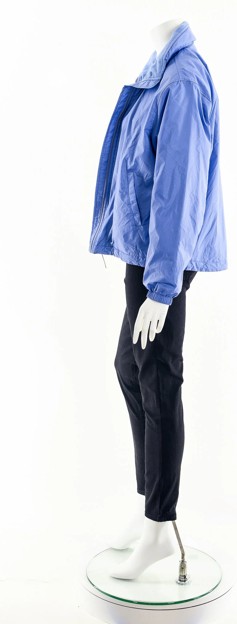 Periwinkle Blue Hiking Jacket Soft Fleece Sherpa Coat by Pacific Trail - Image 9