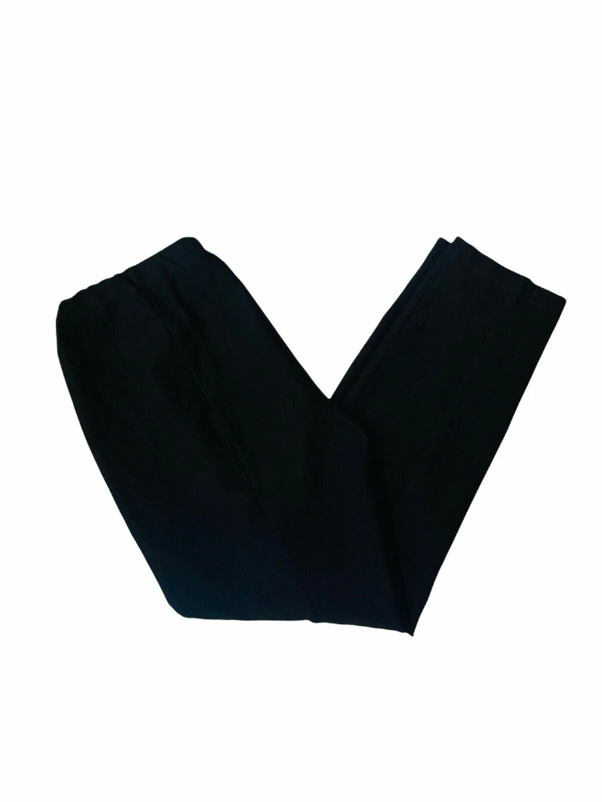 Petite Ankle Cigarette Pants Elastic Waist Black Pm by Eileen Fisher - Image 5