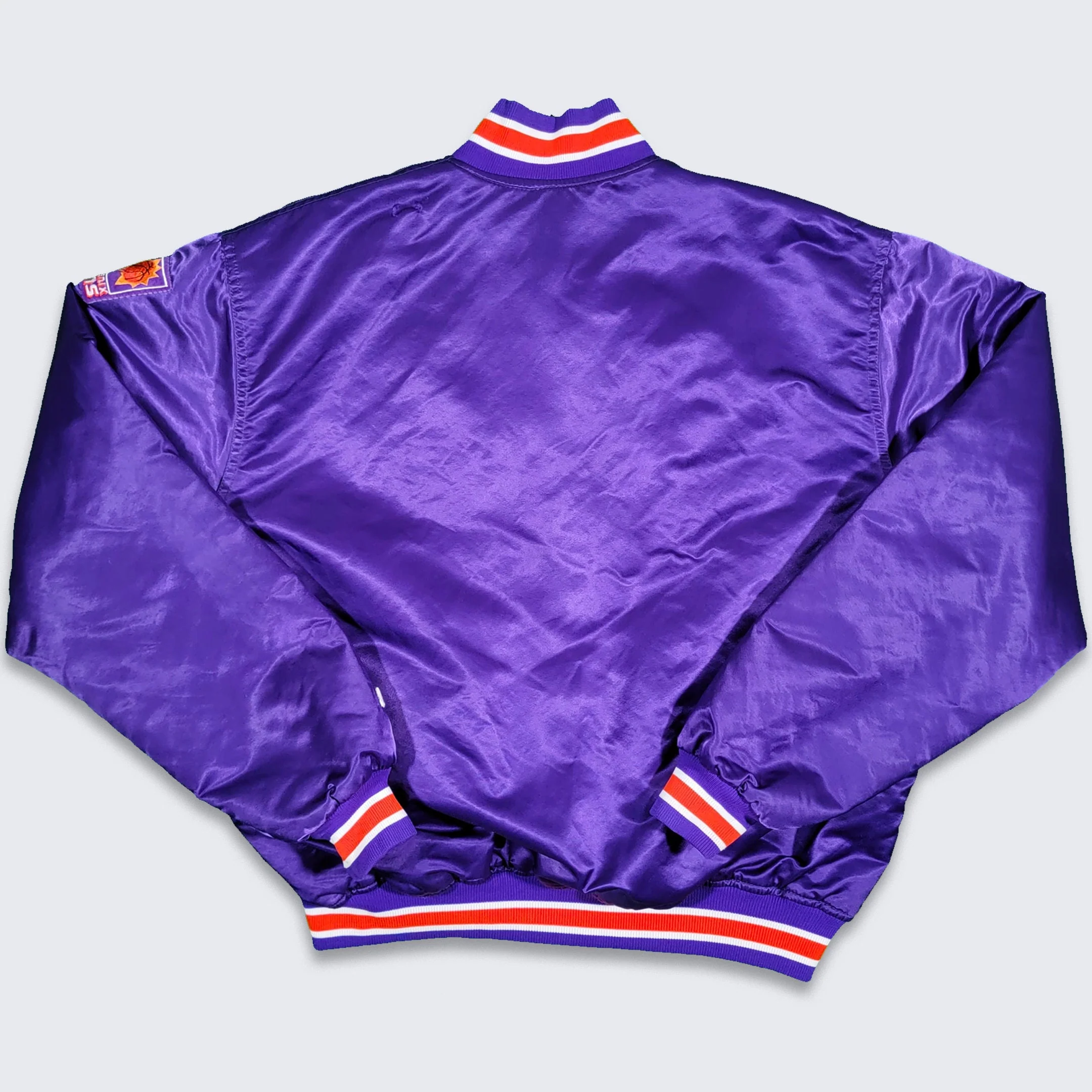Phoenix Suns Vintage 90s Starter Satin Bomber Jacket - Size Xl - Image 2