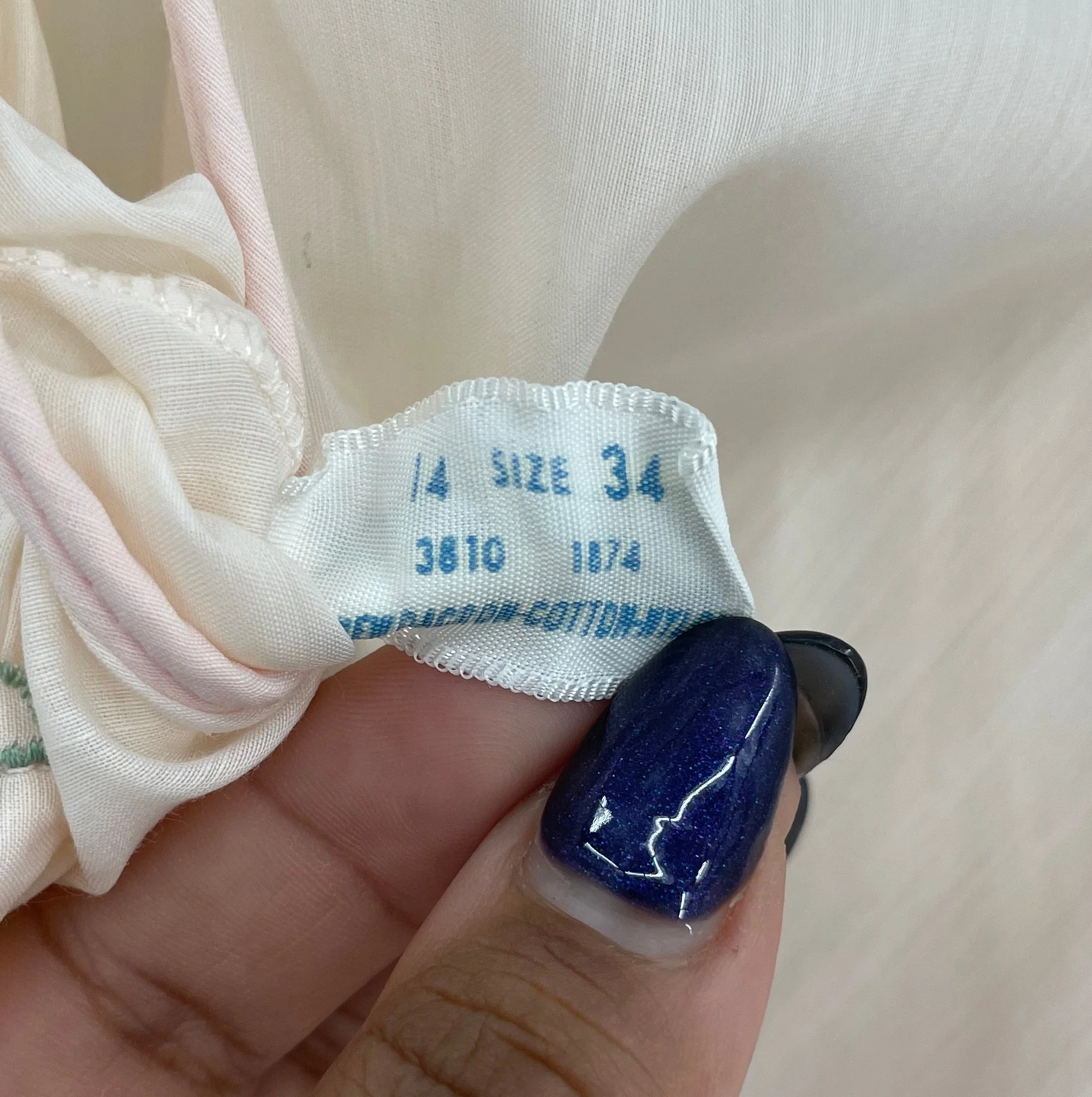 Pink Cotton And Nylon Two Piece Nightgown By Airesilk Batiste - Image 10