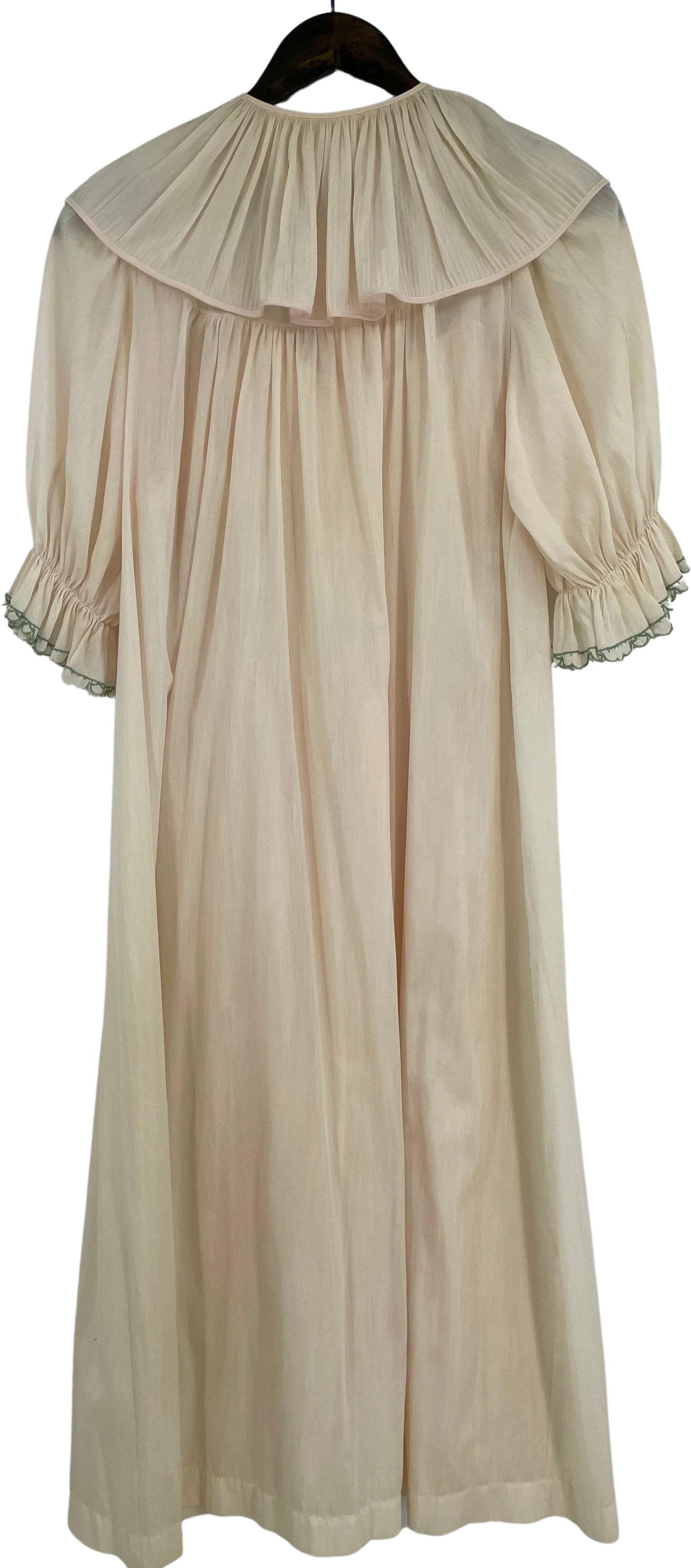 Pink Cotton And Nylon Two Piece Nightgown By Airesilk Batiste - Image 2