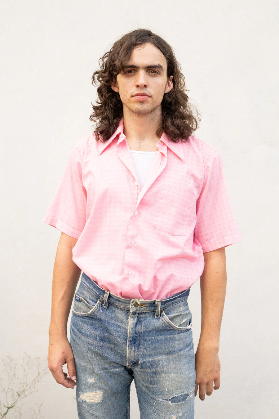 Pink Feather Shirt - Image 3