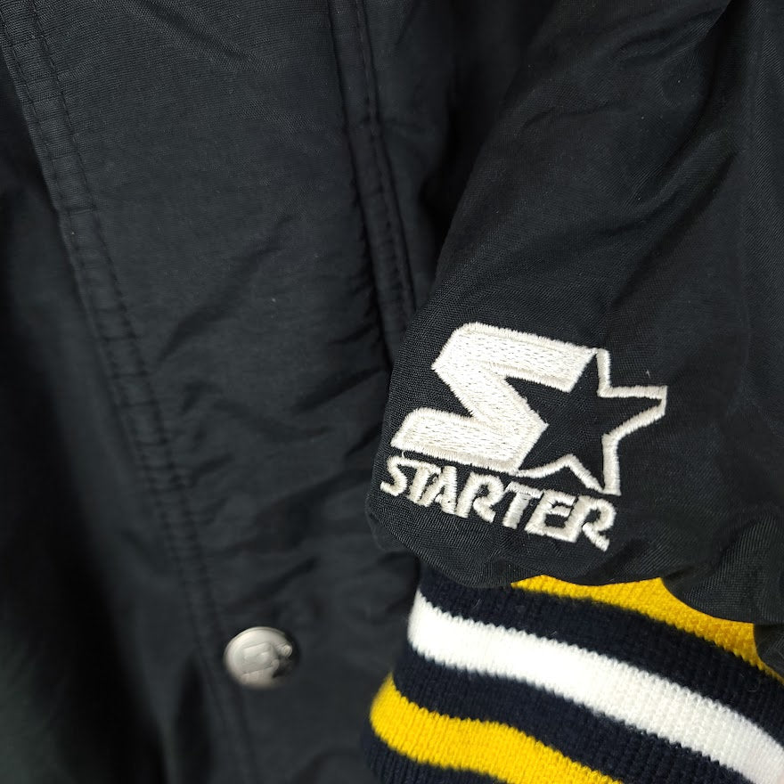Pittsburgh Penguins Starter Jacket Vintage 90s Nhl Hockey Puffy Puffer Mens Size Large - Image 4