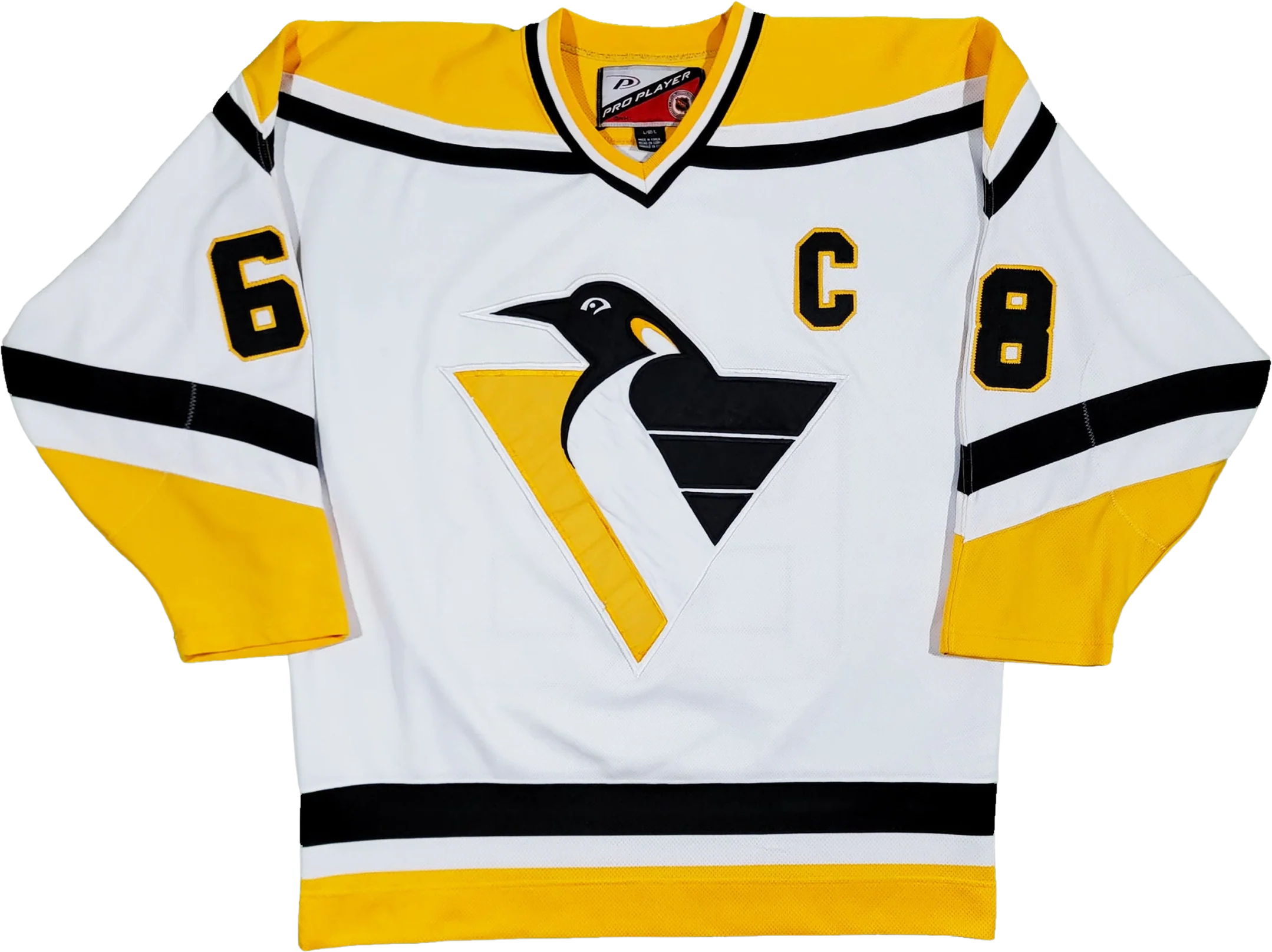 Pittsburgh Penguins Vintage 90s Jaromir Jagr Pro Player Hockey Jersey - Men's Size L