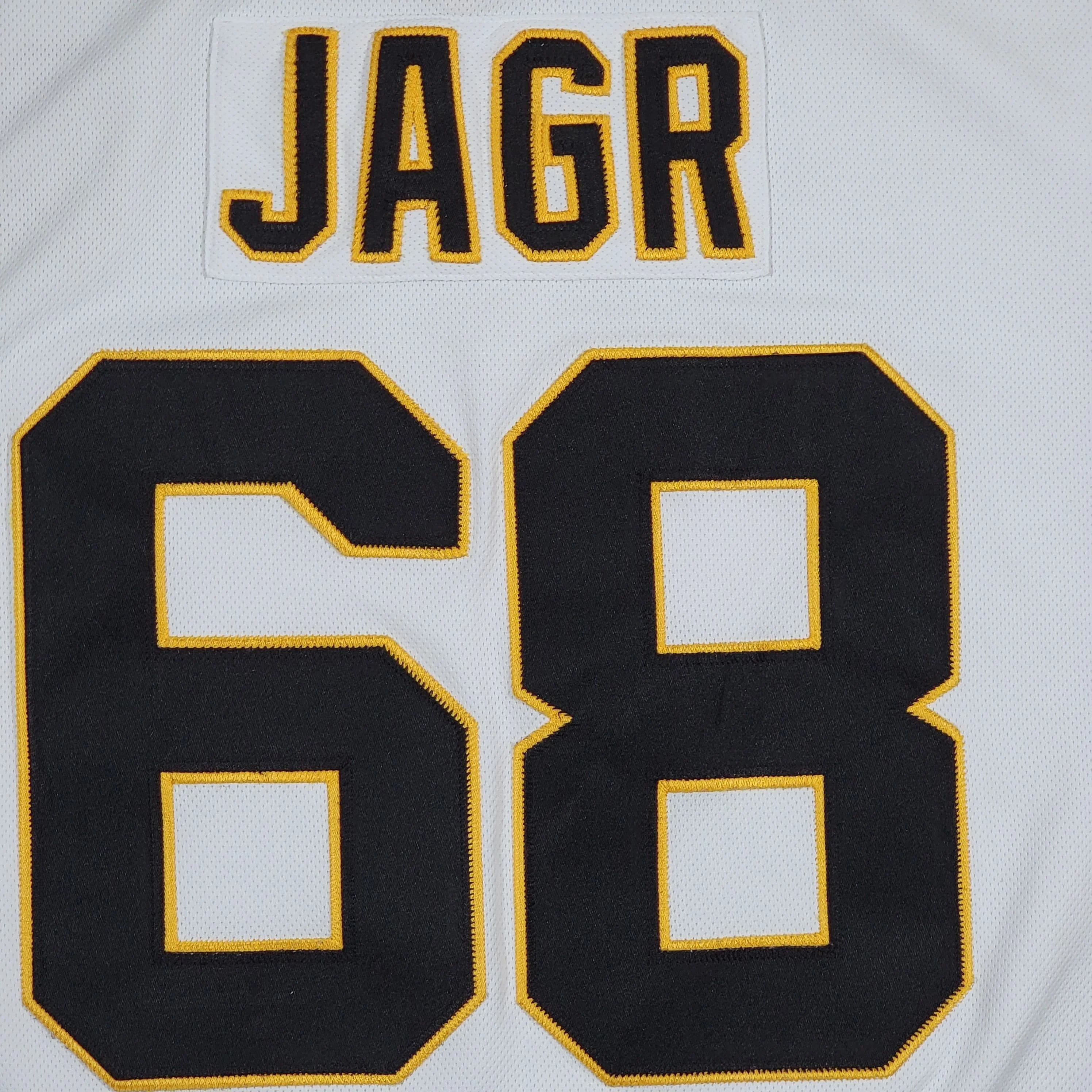 Pittsburgh Penguins Vintage 90s Jaromir Jagr Pro Player Hockey Jersey - Men's Size L - Image 4