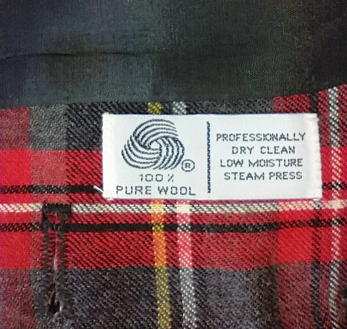 Plaid Wool Crop Jacket - Image 6