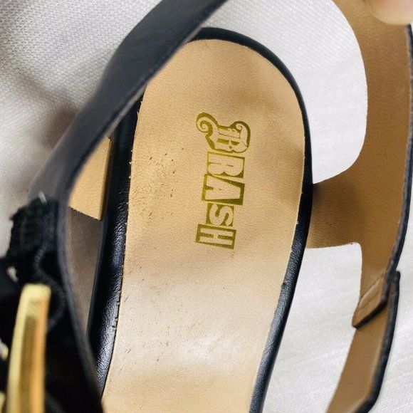Platform Sandals Strap Chunky Heels Comfortable Womens Size 8. 5 Euc by Brash - Image 8