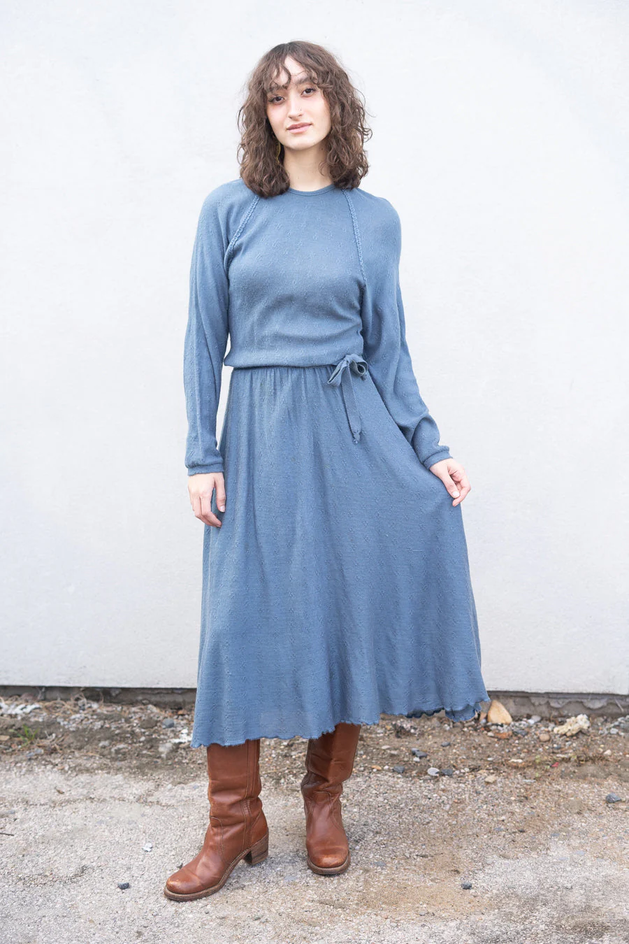 Pointelle Sweater Dress by Wenjilli - Image 5