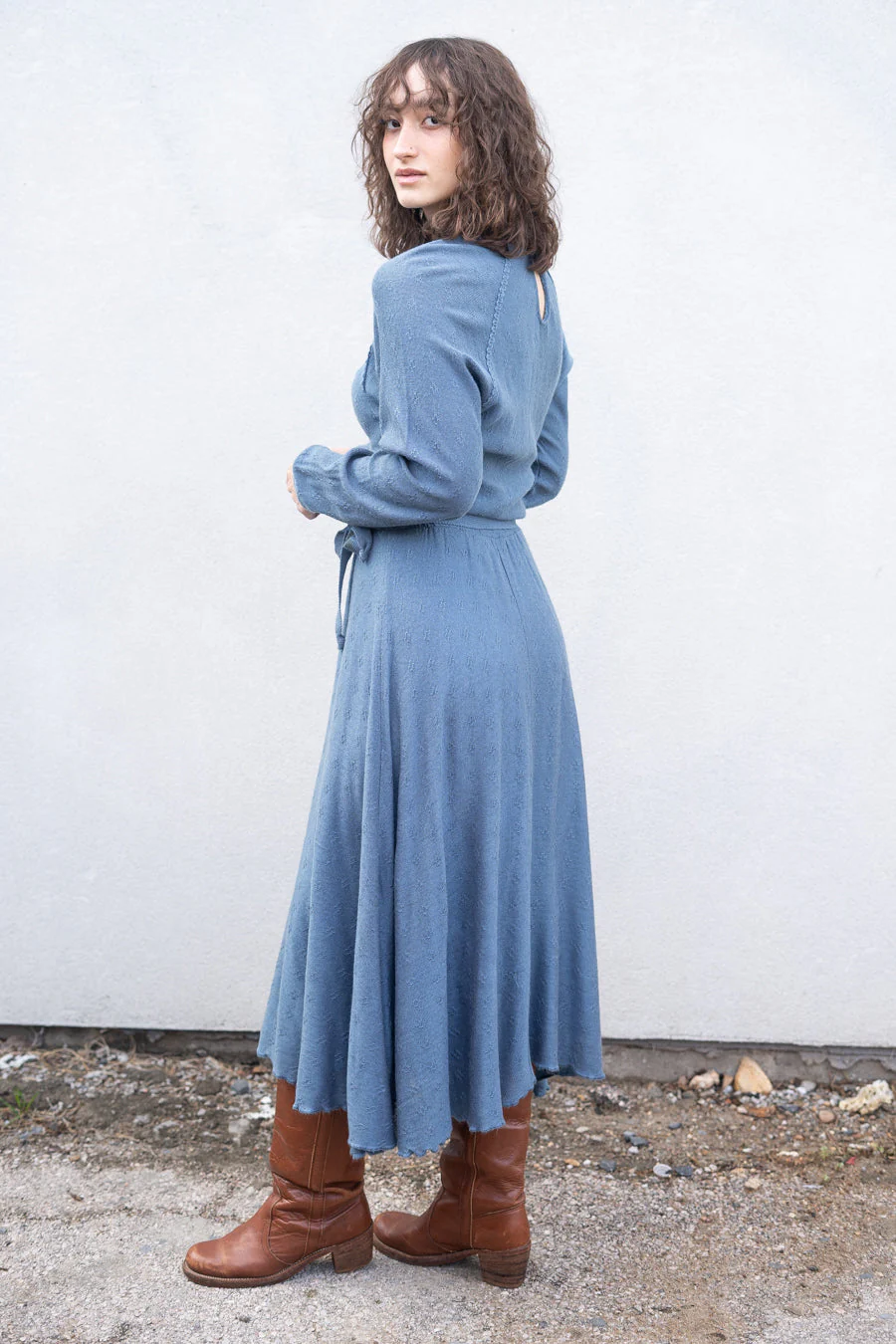 Pointelle Sweater Dress by Wenjilli - Image 6