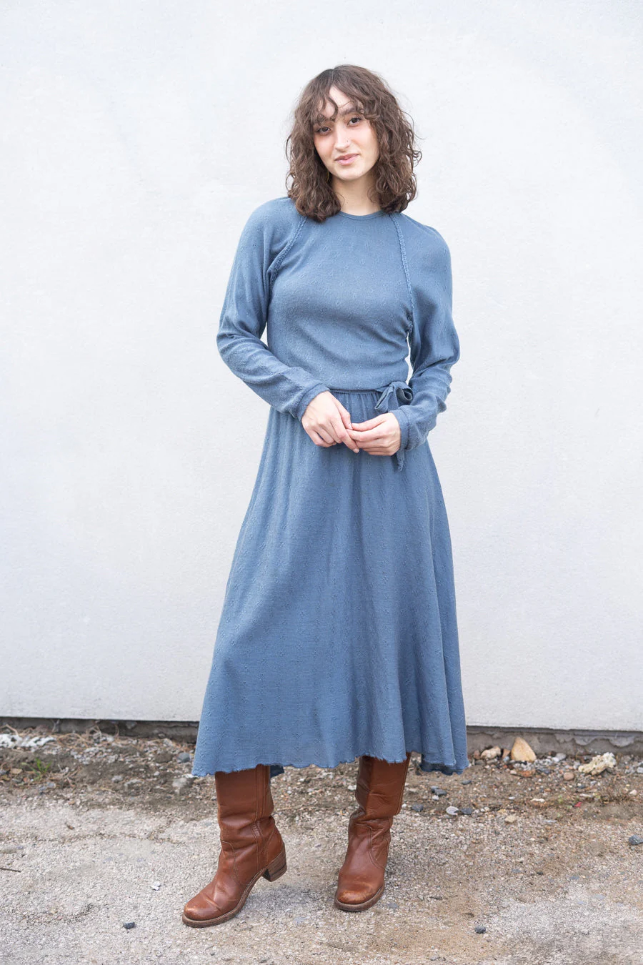 Pointelle Sweater Dress by Wenjilli - Image 7