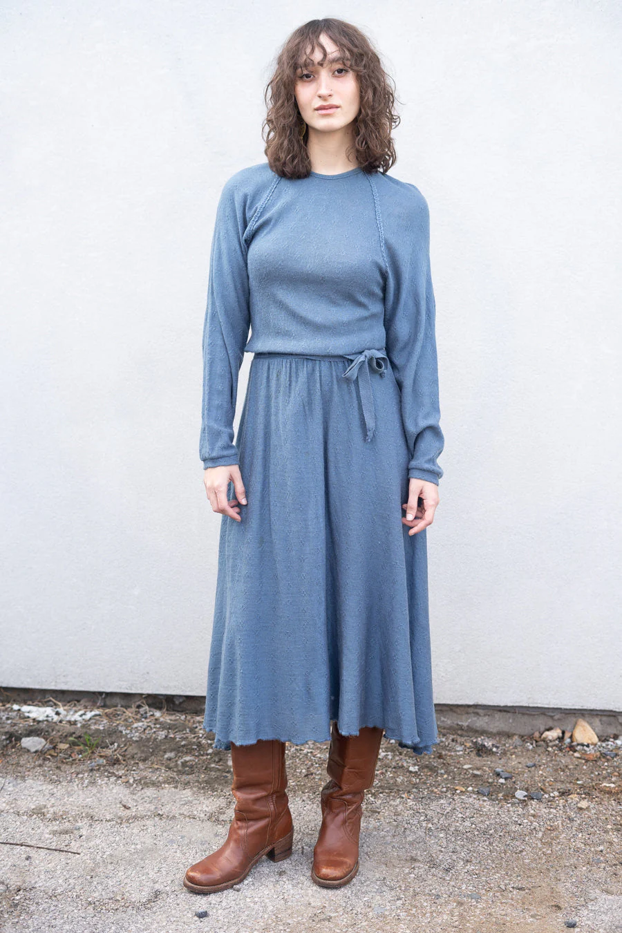 Pointelle Sweater Dress by Wenjilli - Image 8