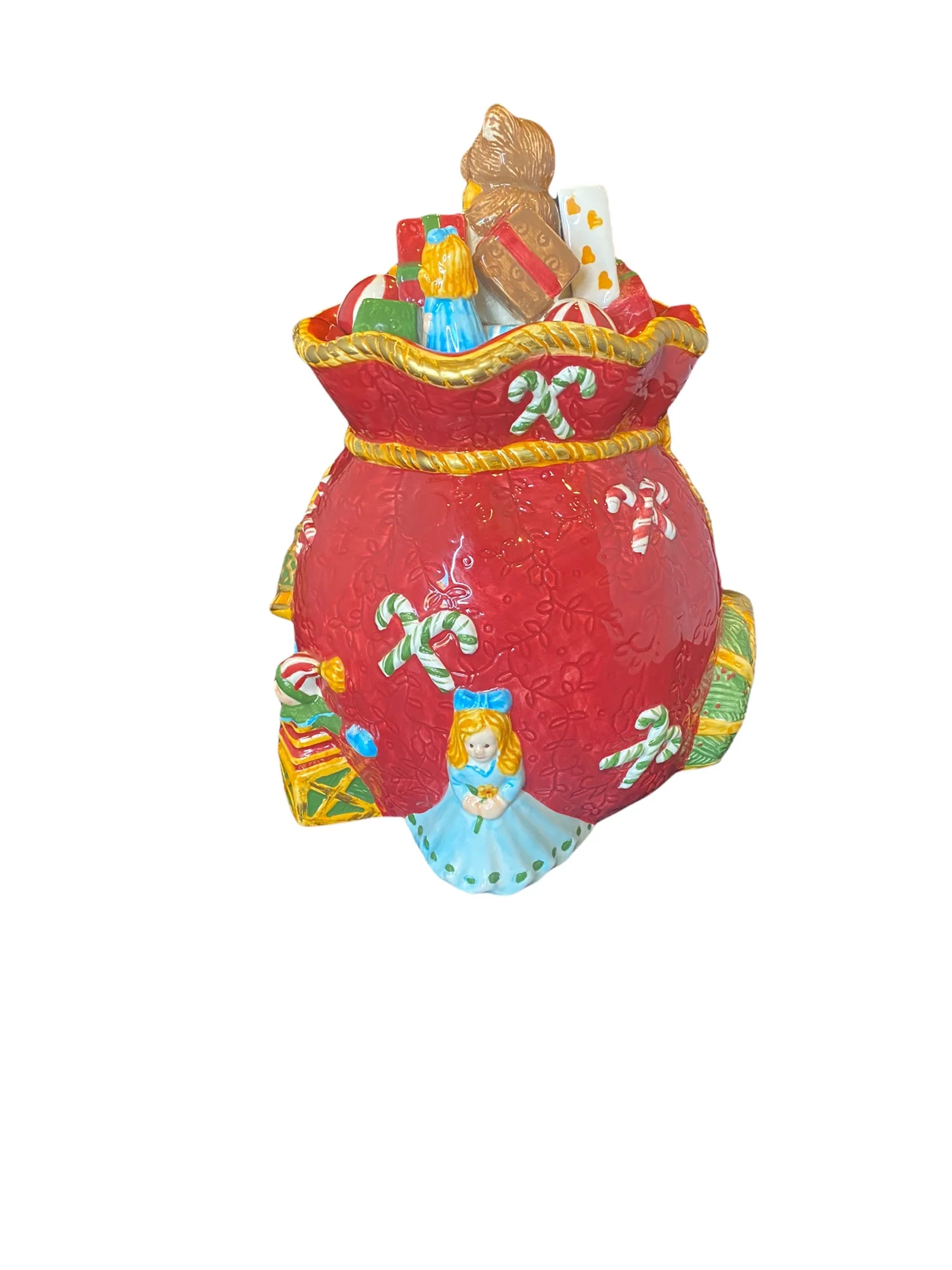 Portfolio Oto Large Ceramic Christmas Decorated Cookie Jar by Portfolio Oto - Image 6