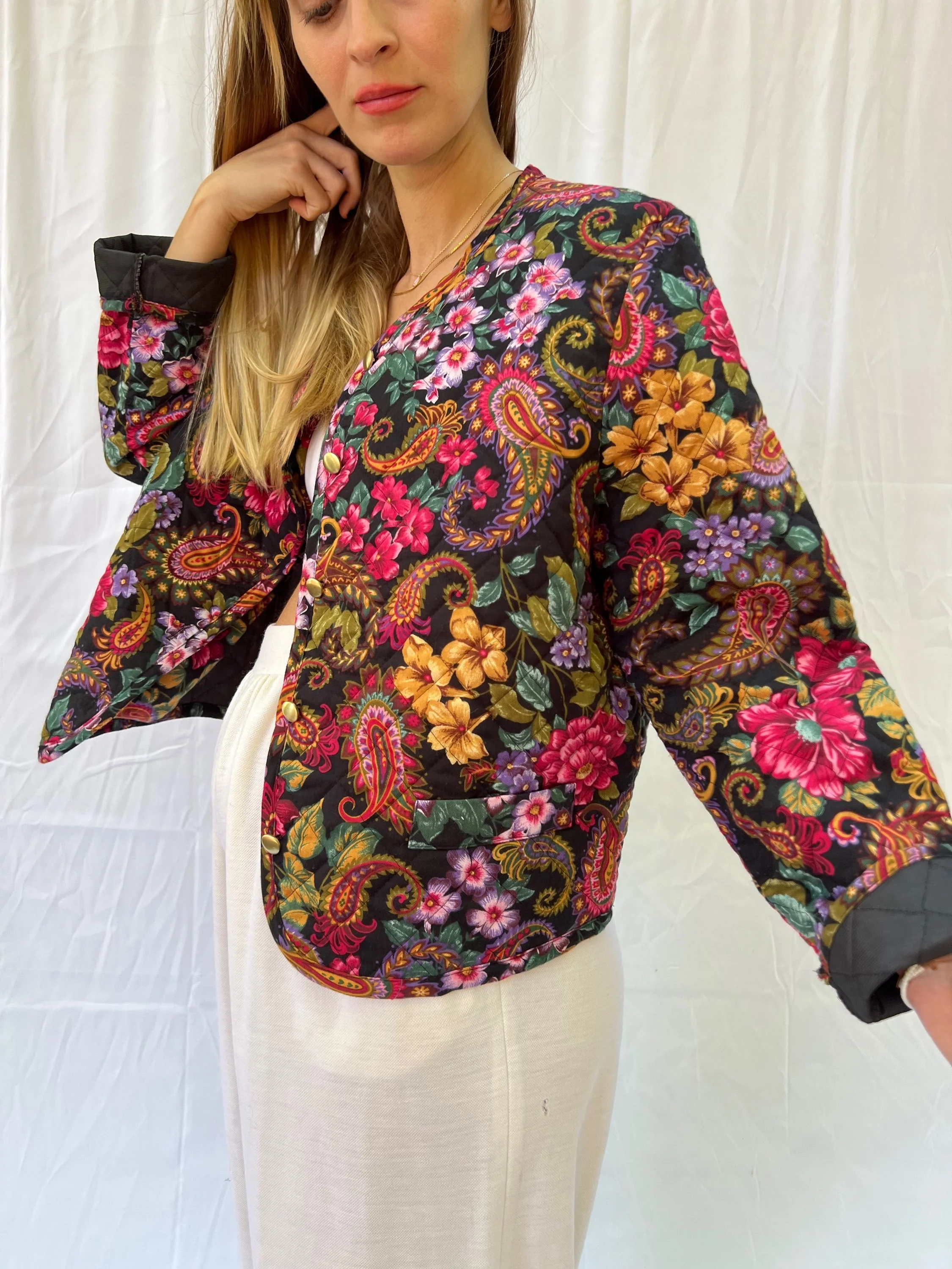 Printed Quilted Jacket - Image 2