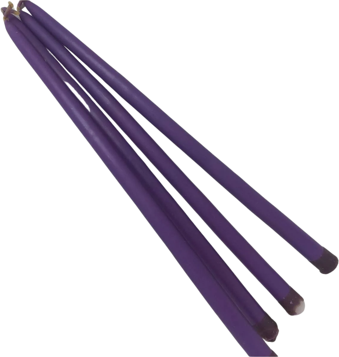 Purple Candle 12 Taper Dinner Candles 10-Inch Tall Vintage by Paragon Candles