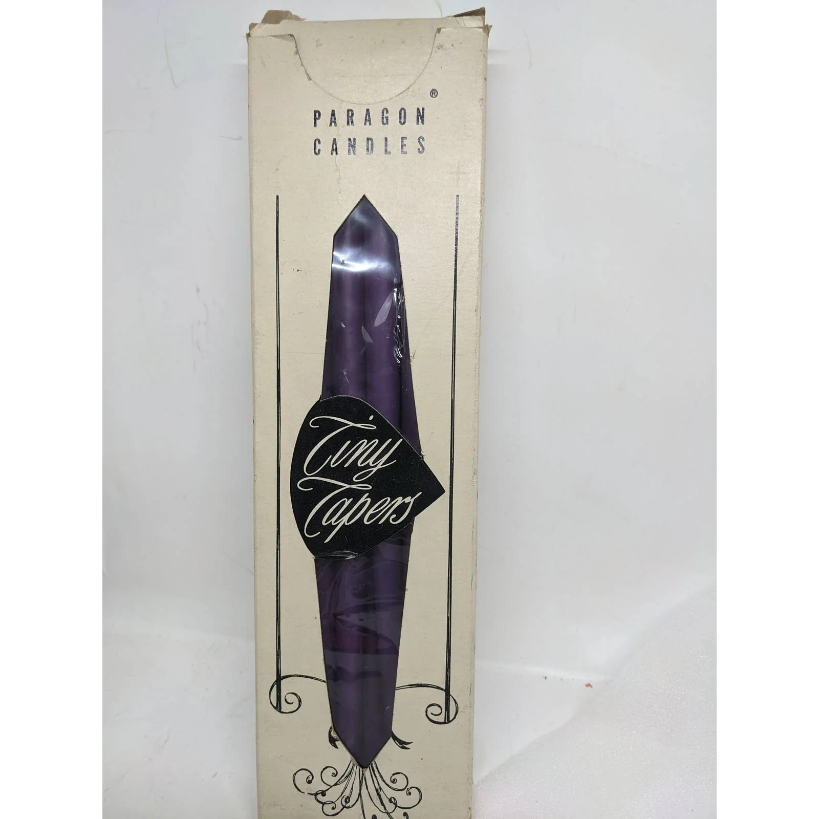 Purple Candle 12 Taper Dinner Candles 10-Inch Tall Vintage by Paragon Candles - Image 3