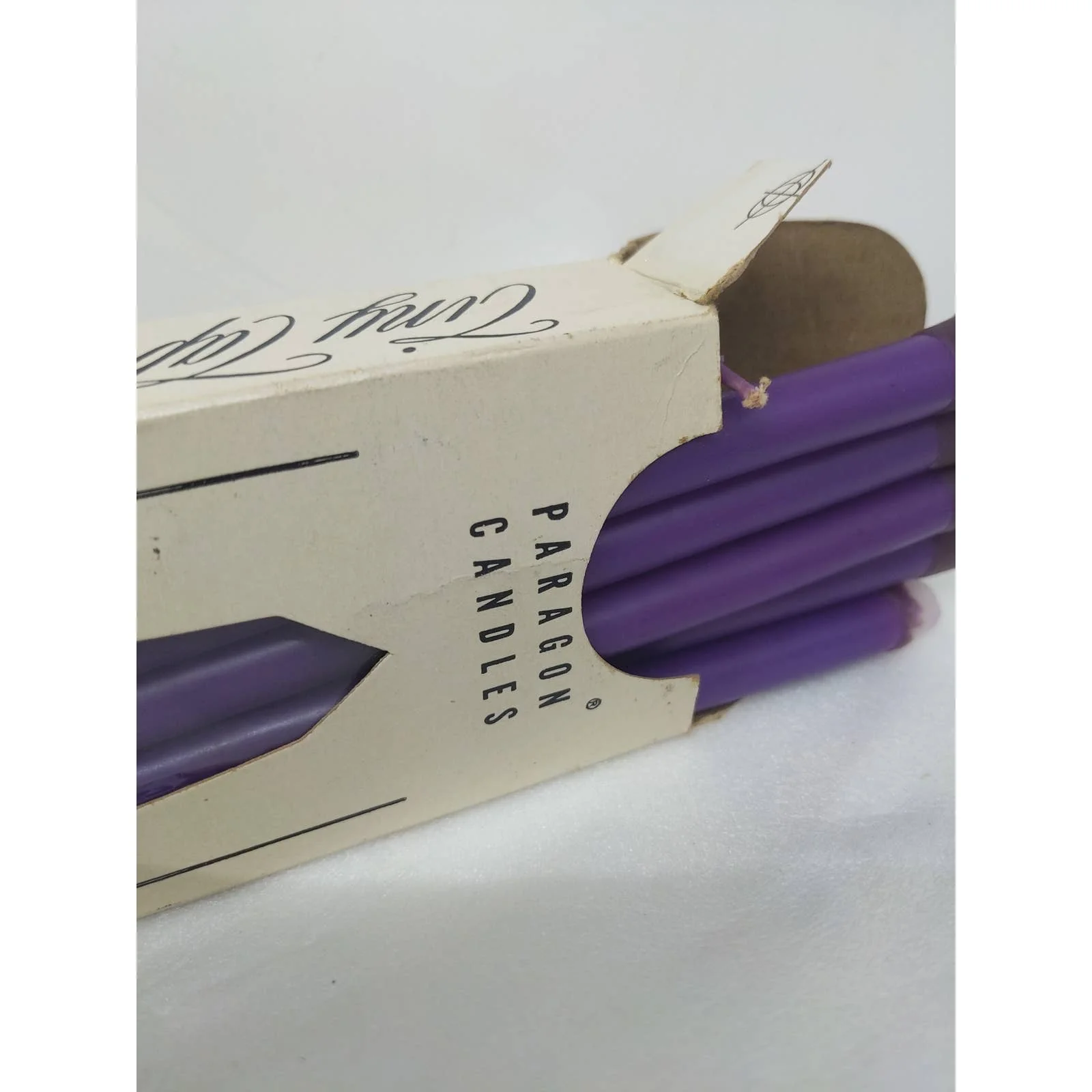 Purple Candle 12 Taper Dinner Candles 10-Inch Tall Vintage by Paragon Candles - Image 6
