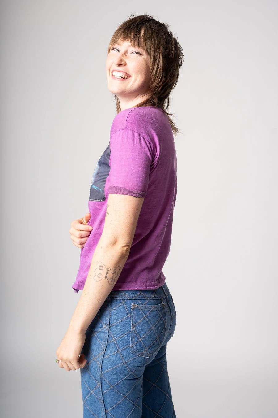 Purple Tommy Tee - Image 8