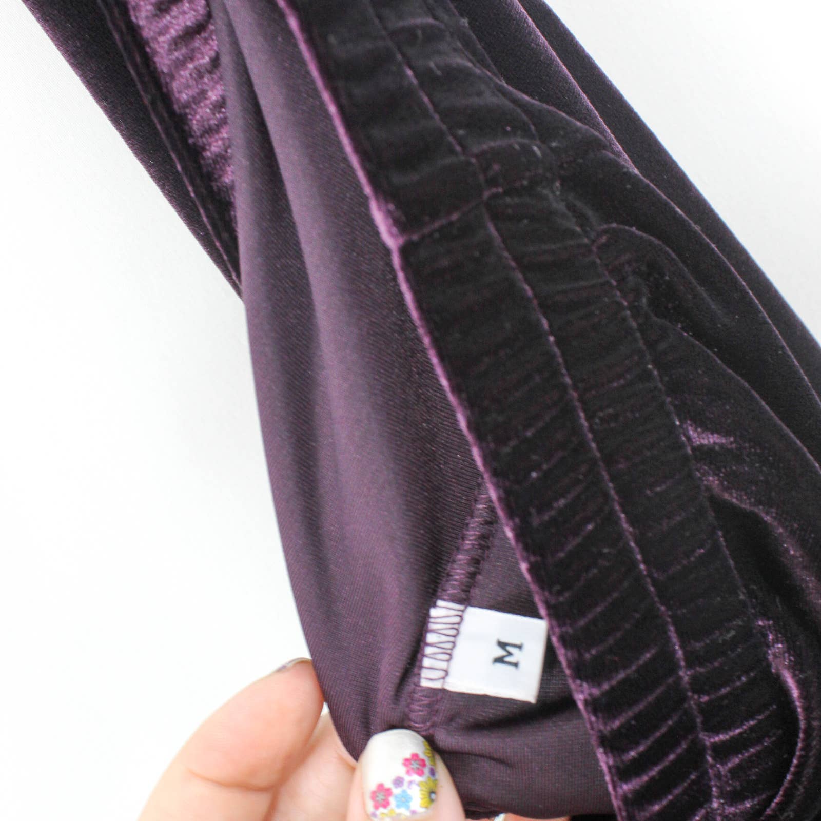 Purple Vintage 90s Velvet Sweater 3 Piece Skirt Suit Set by Ricci - Image 12
