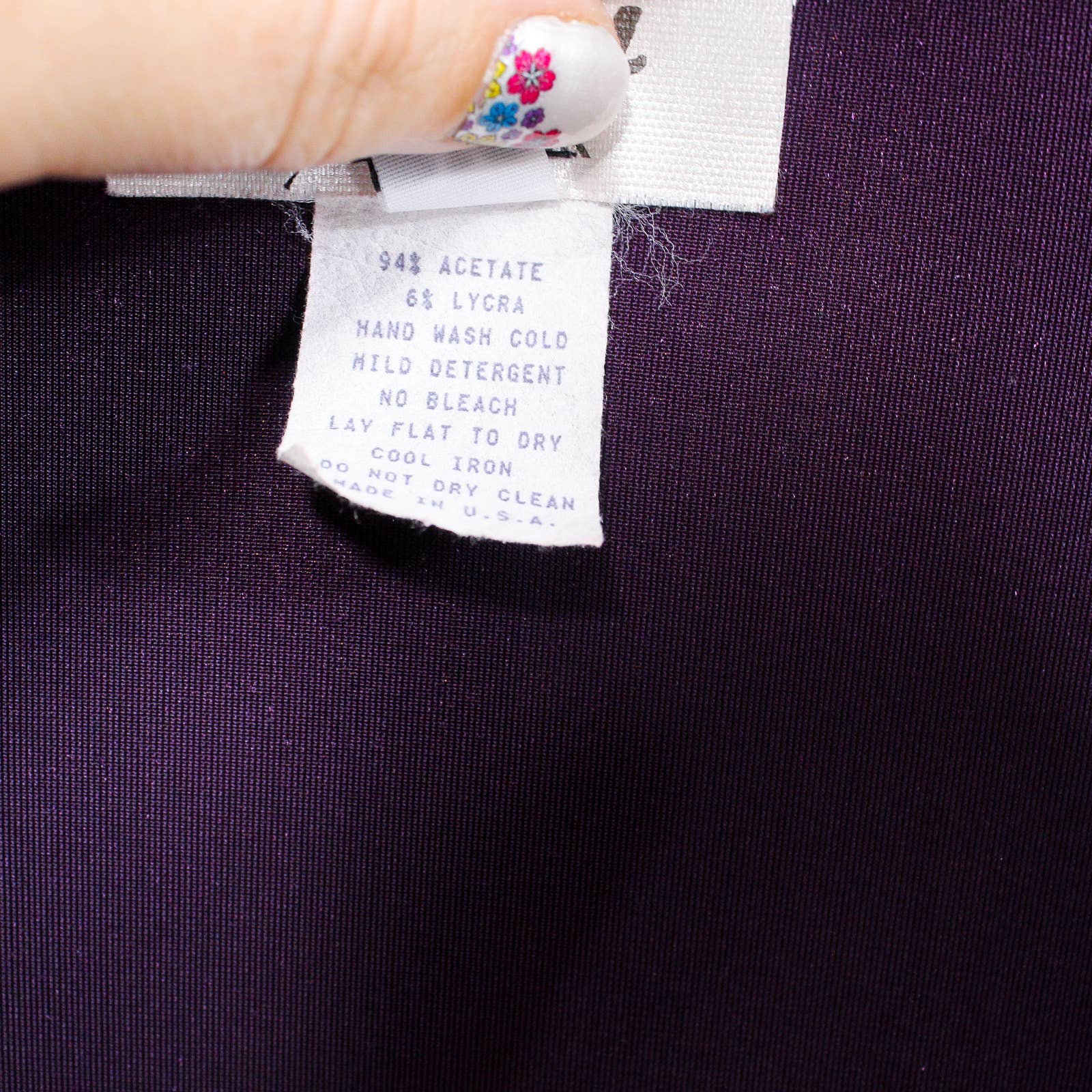 Purple Vintage 90s Velvet Sweater 3 Piece Skirt Suit Set by Ricci - Image 7