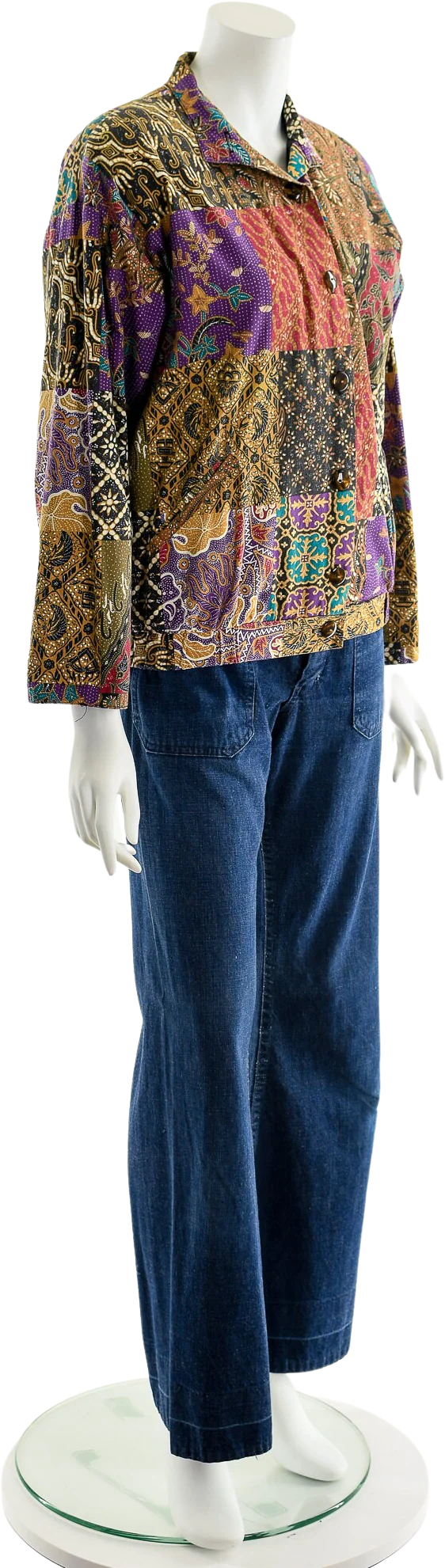 Rainbow Patchwork Bomber Jacket by Ricki Rose