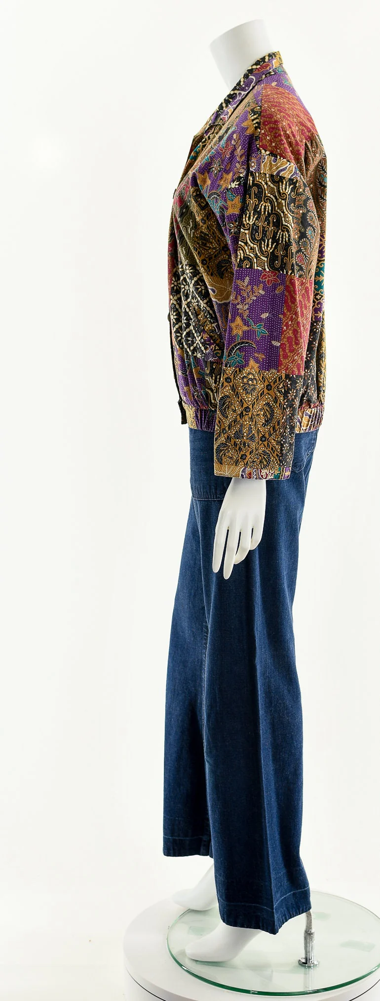 Rainbow Patchwork Bomber Jacket by Ricki Rose - Image 9