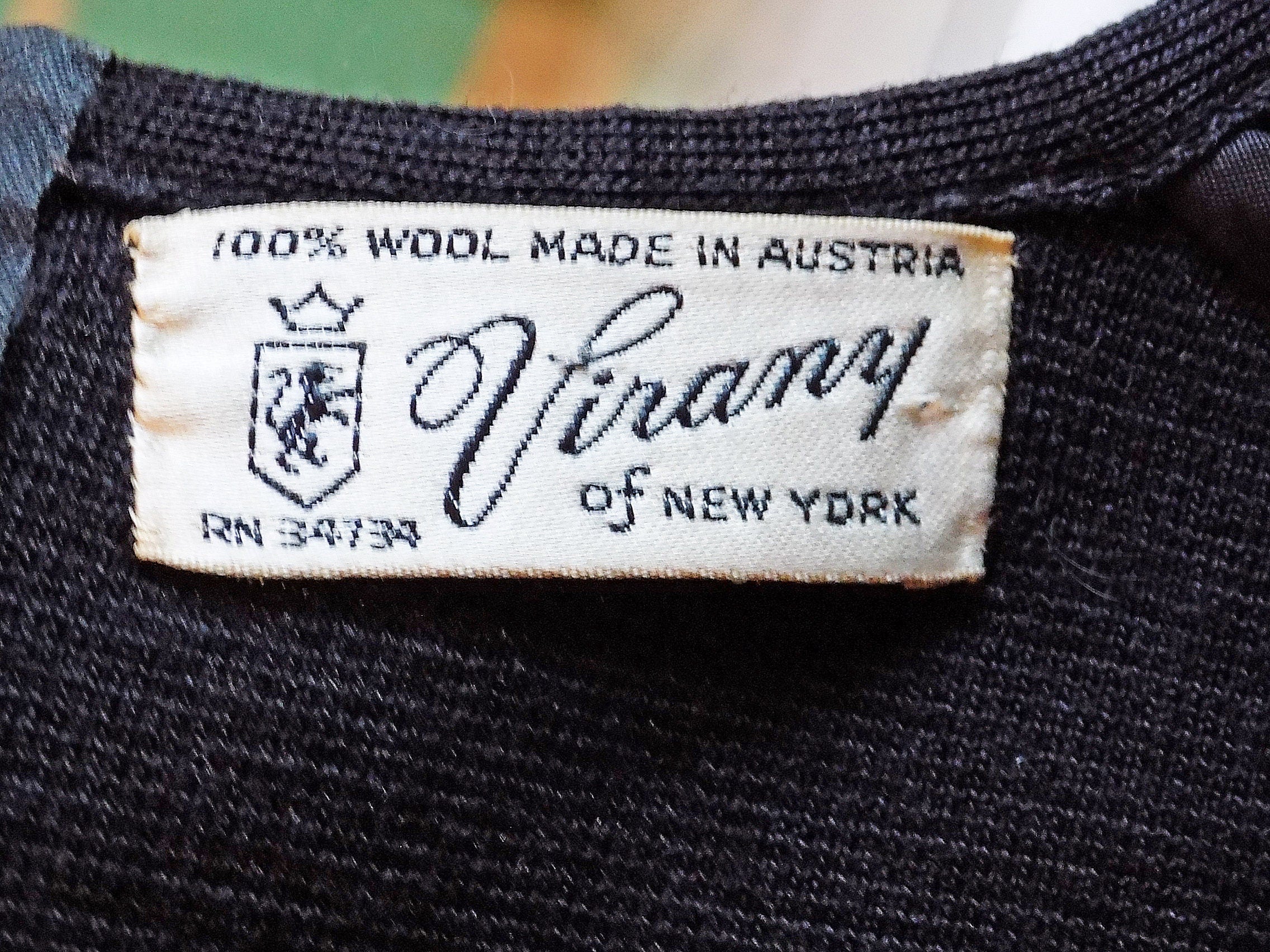 Rare 50s 60s Wool and Suede Woman's Vest by Virany of New York Beatnik Folk Singer - Image 2
