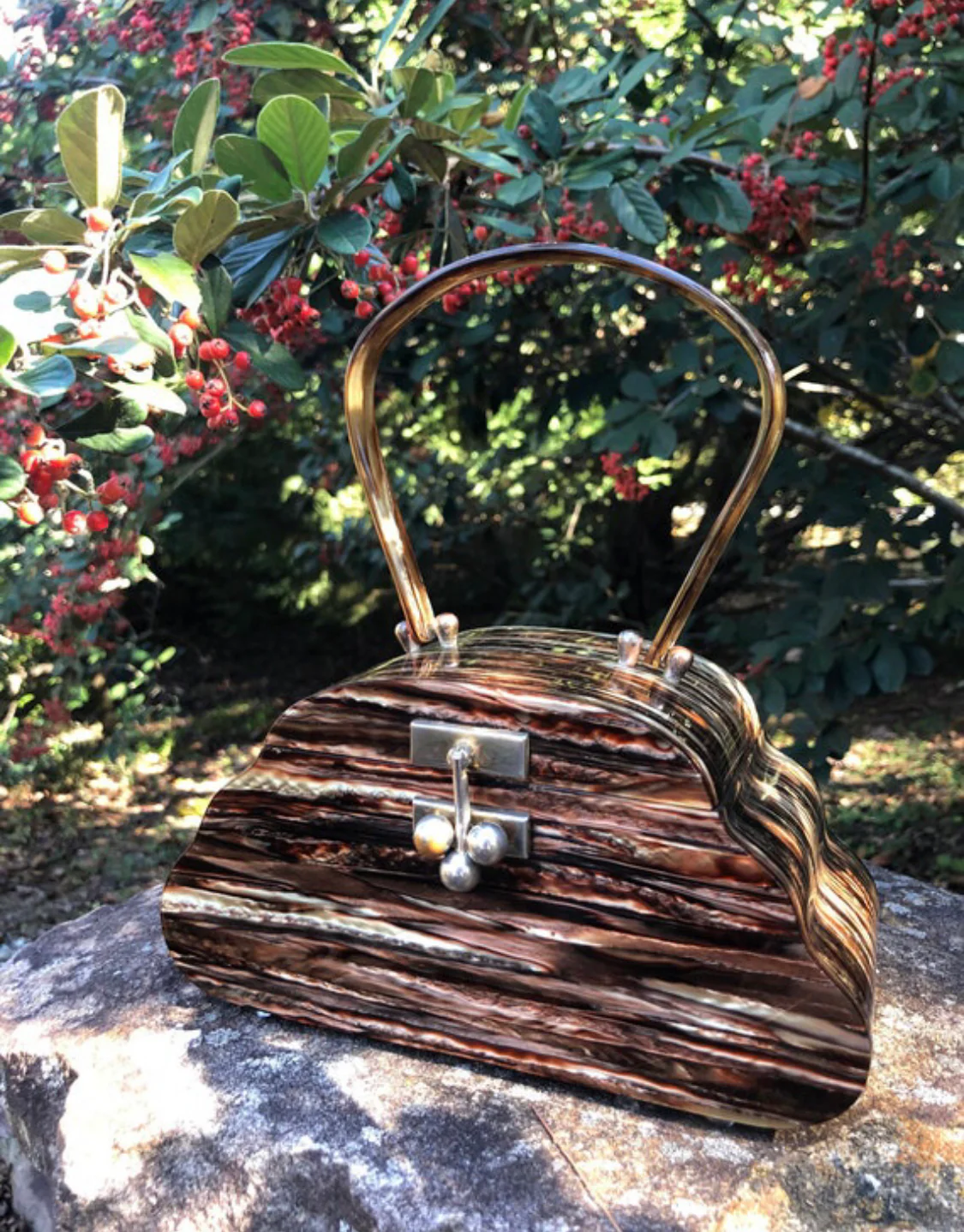 Rare 50s Patricia Of Miami Handbag - Image 3