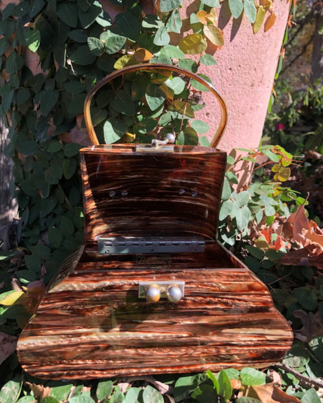 Rare 50s Patricia Of Miami Handbag - Image 4